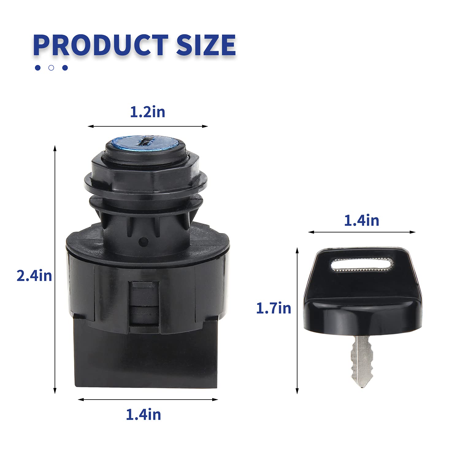 Ignition Switch for Polaris Ranger 400 425 500 570 700 800 900 1000 Sportsman 400 500 600 700 800 RZR 570 800 900 1000 - Replace