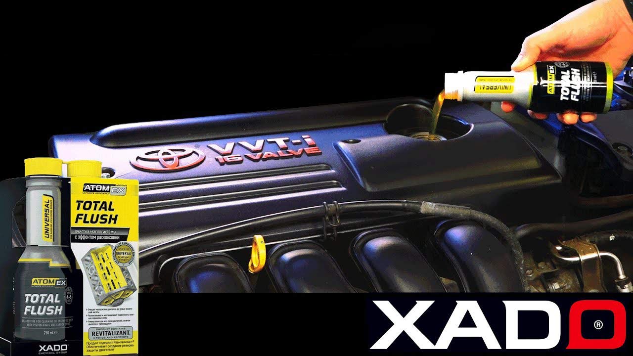 Xado Engine Oil System Cleaner With Anti-Carbon Effect - Removes Contamination & Engine Sludge - Atomex Total Flush Revitalizant