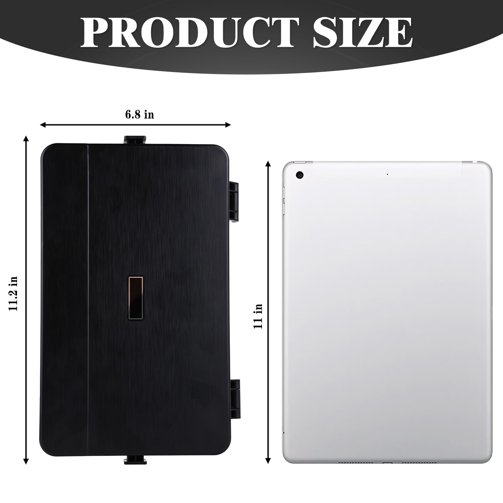 Car Seat Tray, Car Back Seat Organizer, Car Food Tray Table for Eating, Backseat Cup Holder, Headrest Food Tray for Car, Multifu