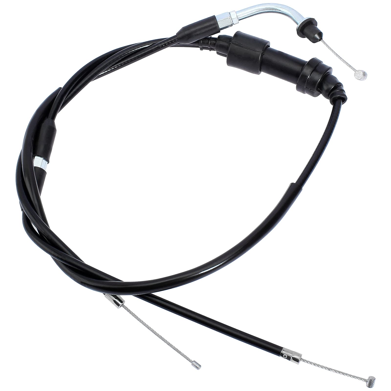 Qazaky Throttle Cable Compatible With Yamaha Y-Zinger Pw 50 Pw50 Dirt Bike Assy 1981-1987 1988 1989 1990 1991 1992 1993 1994 199