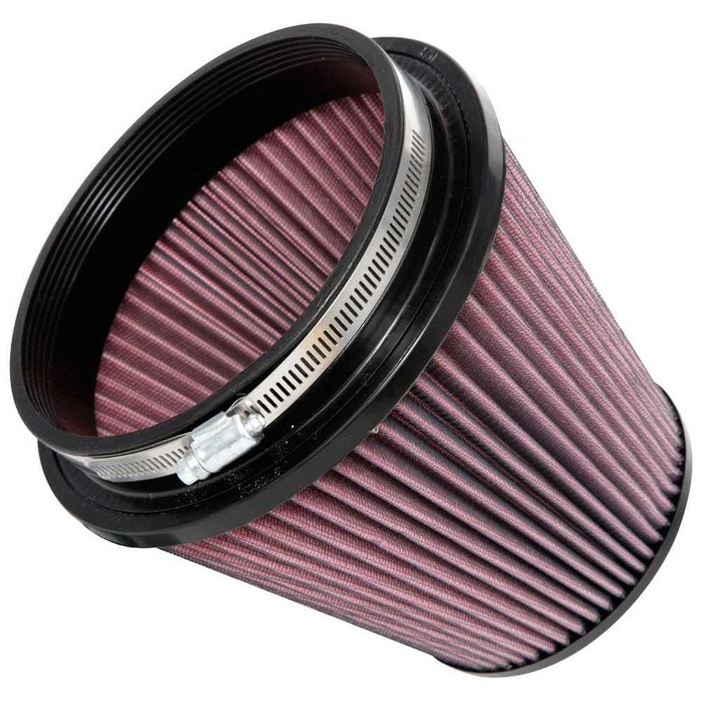 K&N High-Flow Original Lifetime Universal Clamp-On Air Filter: High Performance, Premium, Washable: Flange Diameter: 6 In, Filte