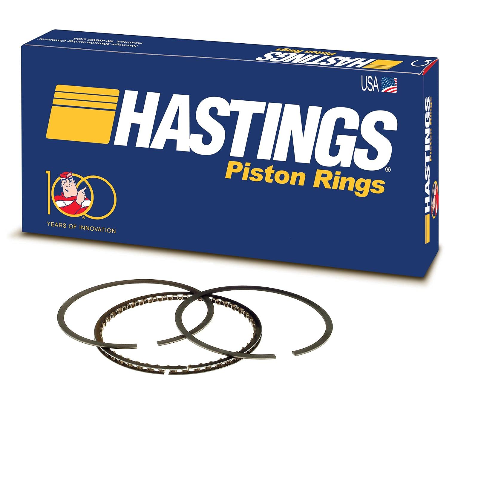 Hastings 533030 8-Cylinder Piston Ring Set