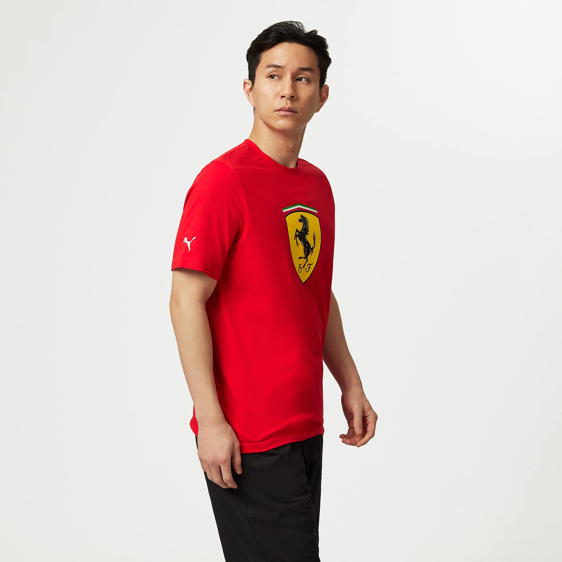 Scuderia Ferrari - Shield T-Shirt - Men - Red - Size: M