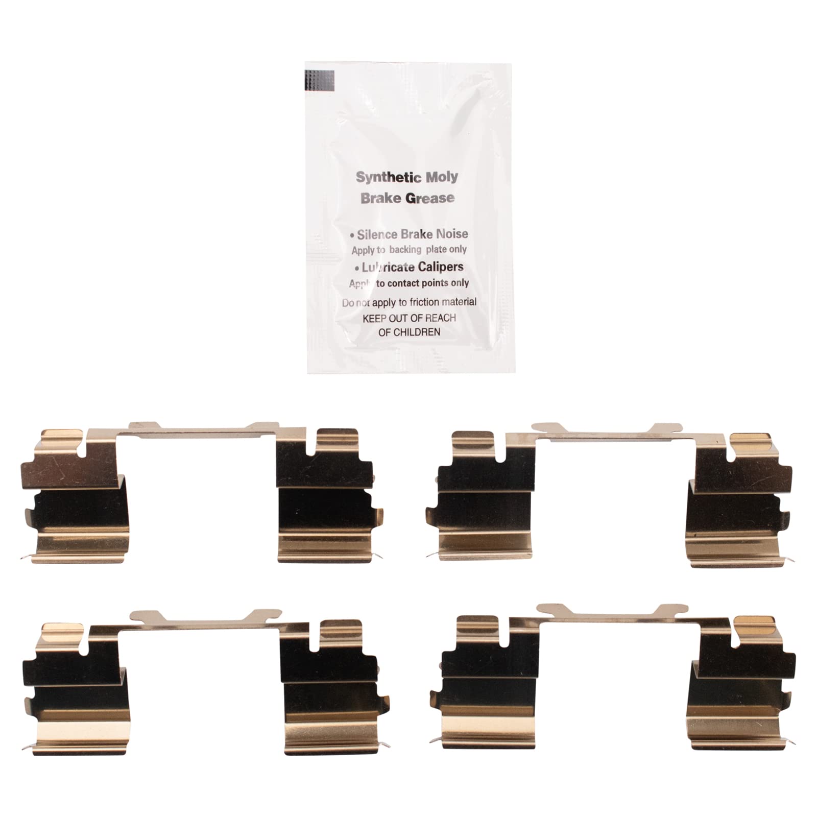TRQ Front Brake Pads Ceramic Compatible with 2014-2021 Ram ProMaster 1500, 2500, 3500