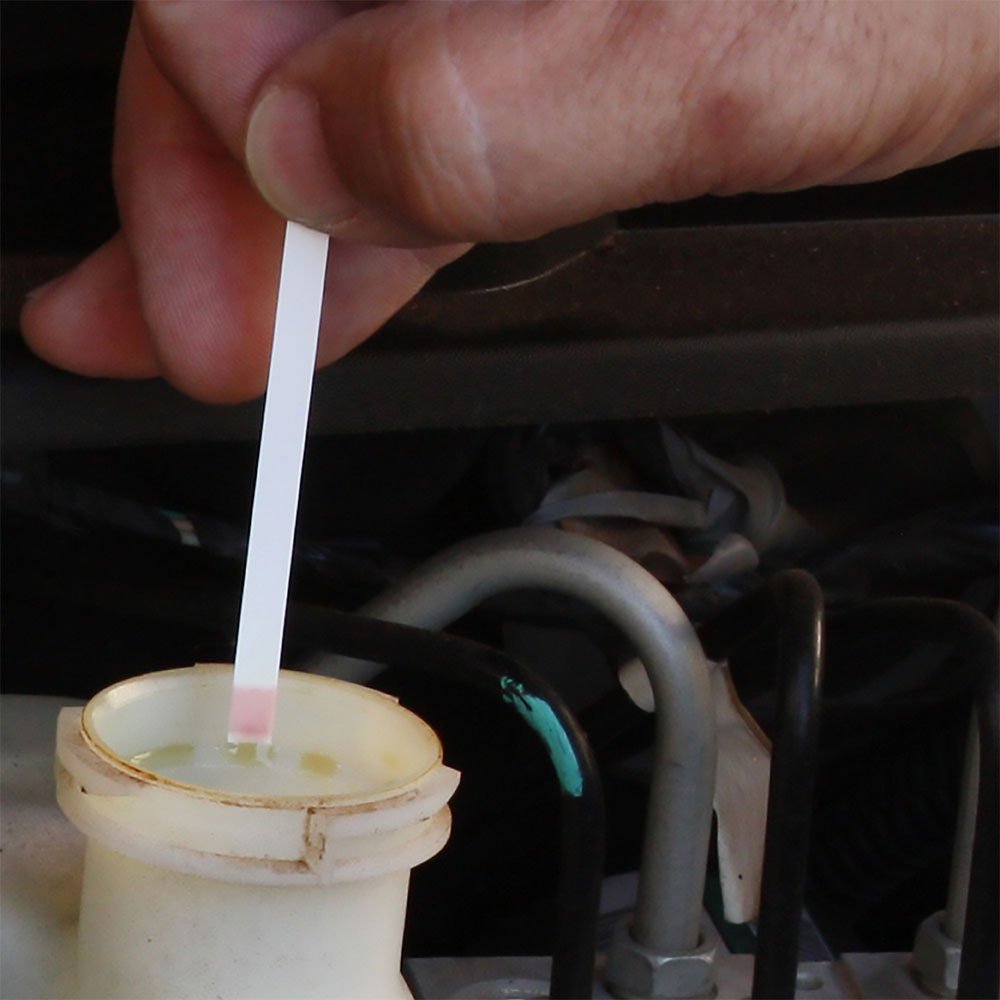 Phoenix Systems Brake Fluid & Coolant Test Strips - 15 Foil-Wrapped Strips for Accurate Fluid Testing, 1 Pack