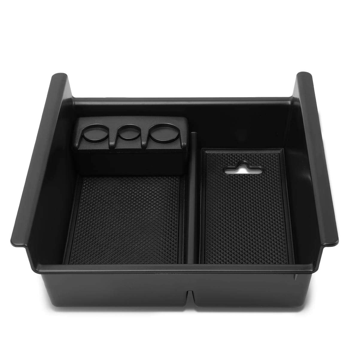 Dna Motoring Ztl-Y-0022 Center Console Armrest Organizer Tray (For 13-17 Subaru Crosstrek), 1 Pack,Black
