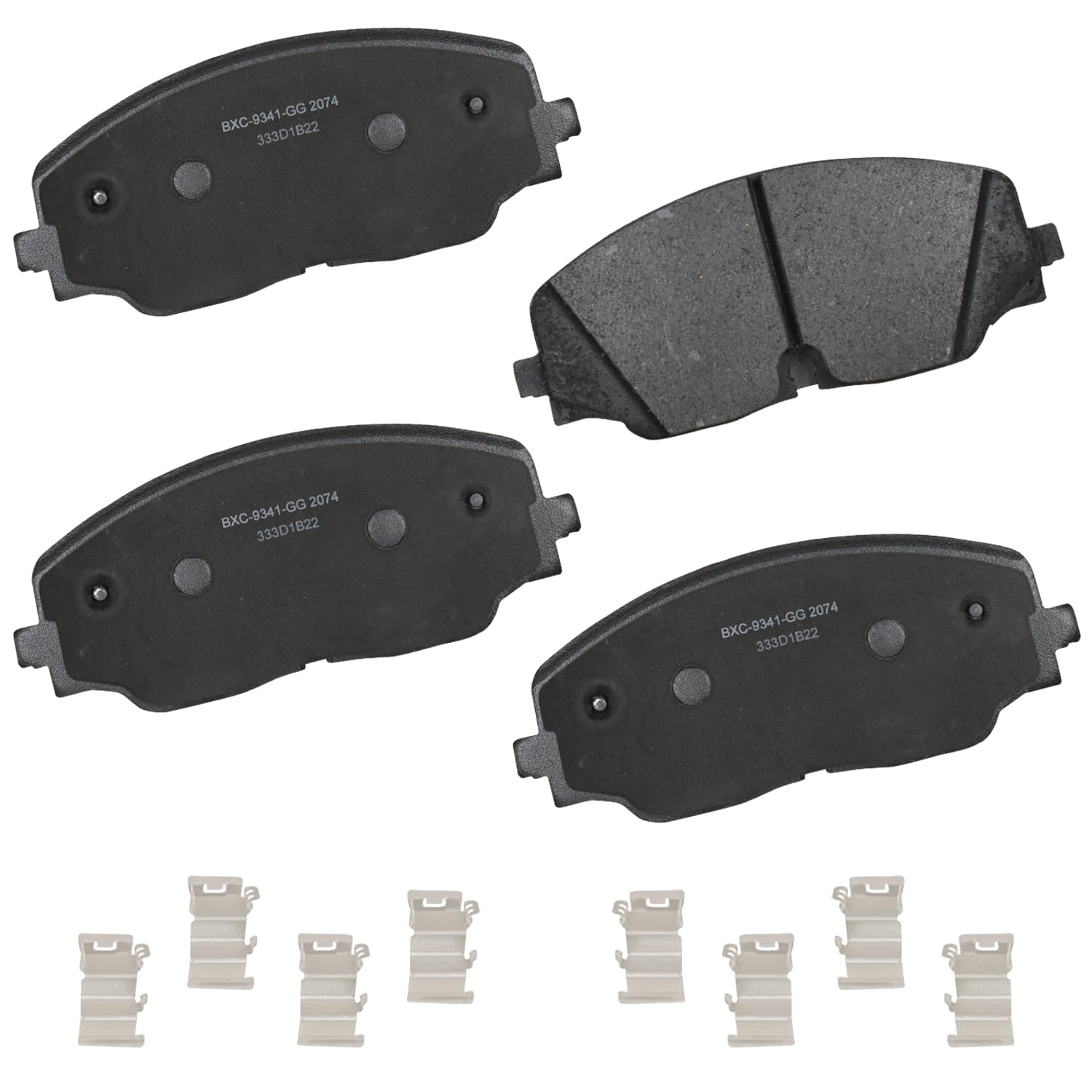 Bendix Premium Sbc2074 Ceramic Front Brake Pads For Volkswagen Atlas 2024-2018, Atlas Cross Sport 2024-2020, Teramont 2019