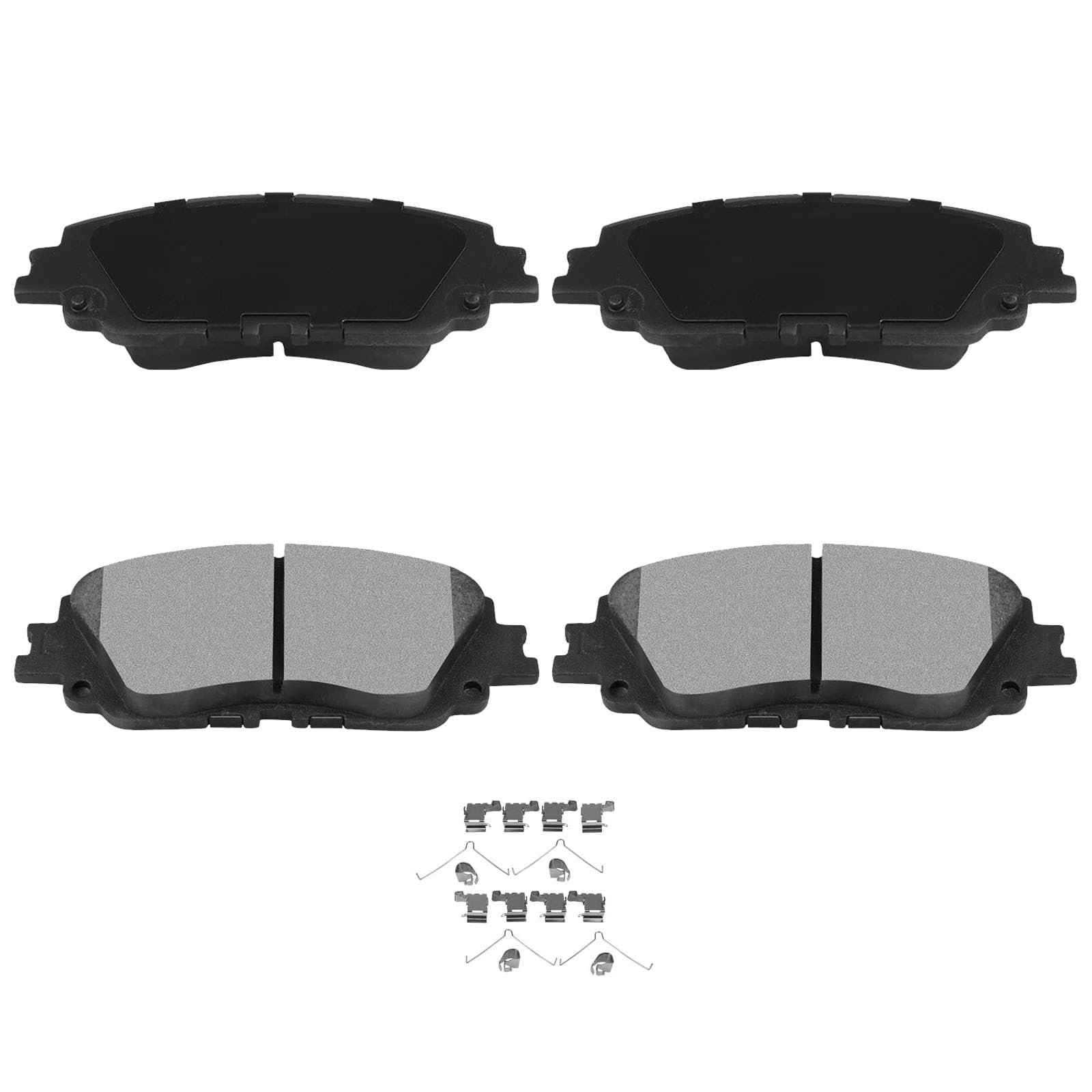 Automuto 4Pcs Front Brake Pads D2076 For Lexus Es250 21-22/For Es300H 20/For Es350 19-22/For Ux200 19-22/For Ux250H 19-22,For To