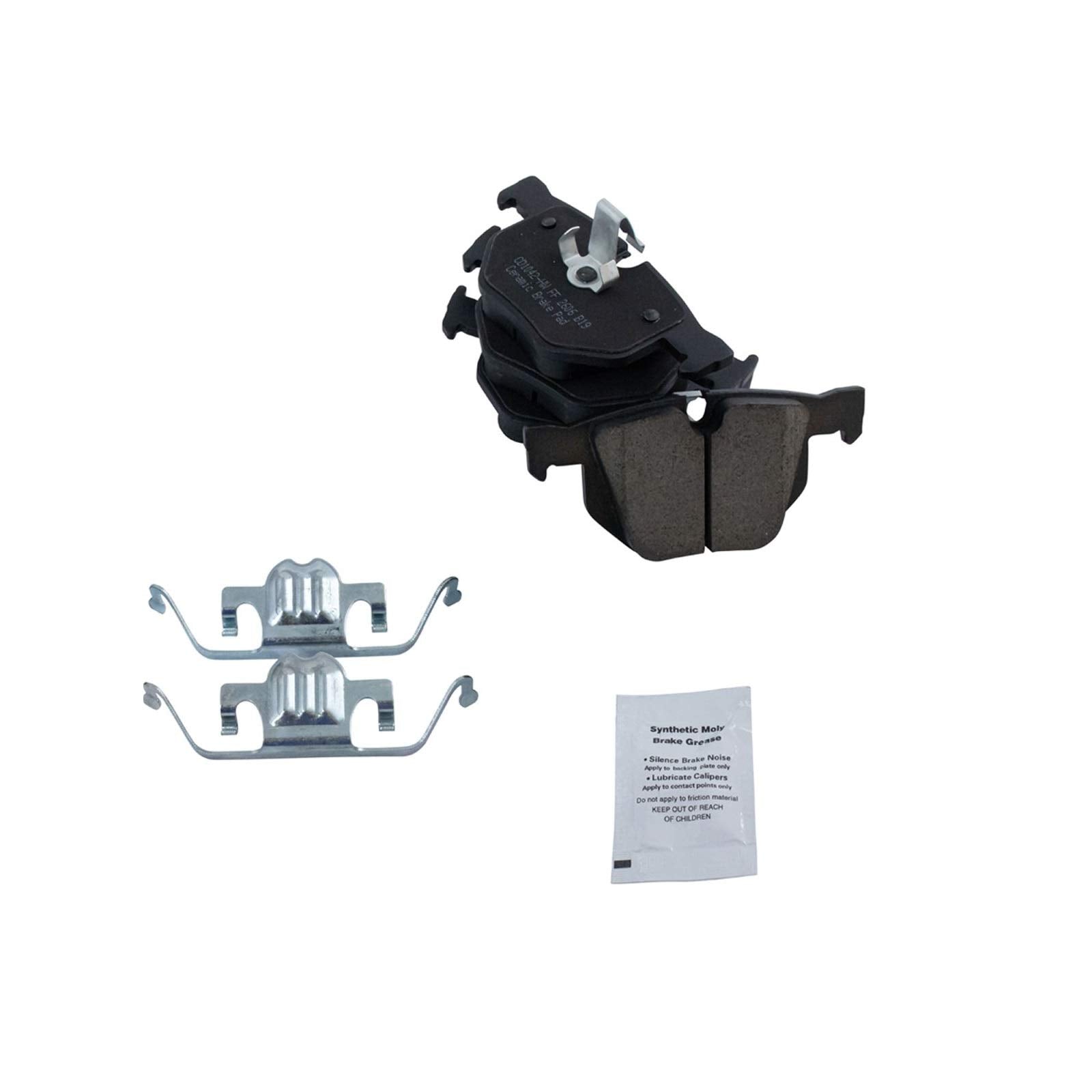 Trq Rear Brake Pad & Rotor Kit Brake Pads Brake Rotor Ceramic Compatible With 2006-2007 Bmw 525Xi 2010 528I 2009-2010 528I Xdriv