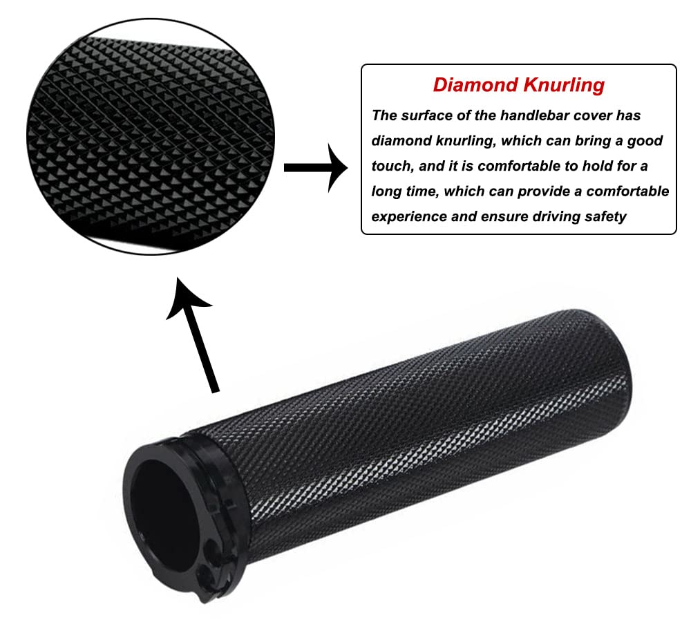 Motorcycle 1' Handlebar Grip Handgrips Fit For Harley Touring Sporster Dyna Softail V-Rod 1 Pair