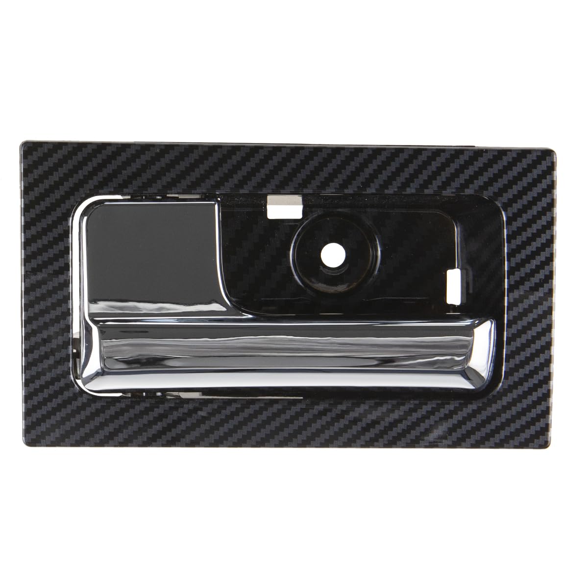 RLB-HILON Interior Door Handle Compatible with Ford F150 2009 to 2014 Year, Front or Rear Left Driver Side Door, Carbon Fiber Pa