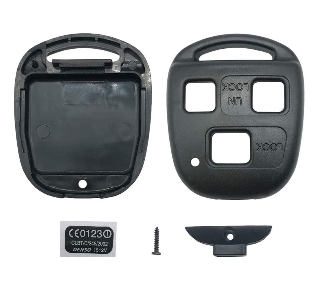 Horande Replacement Key Fob Cover Case Fit For Lexus Es Gs Gx Is Ls Lx Rx Sc Is300 Is330 Es300 Es330 Gx470 Rx330 Rx350 Rx400H Ls400 Ls430 Lx470 Keyless Entry Key Fob Shell