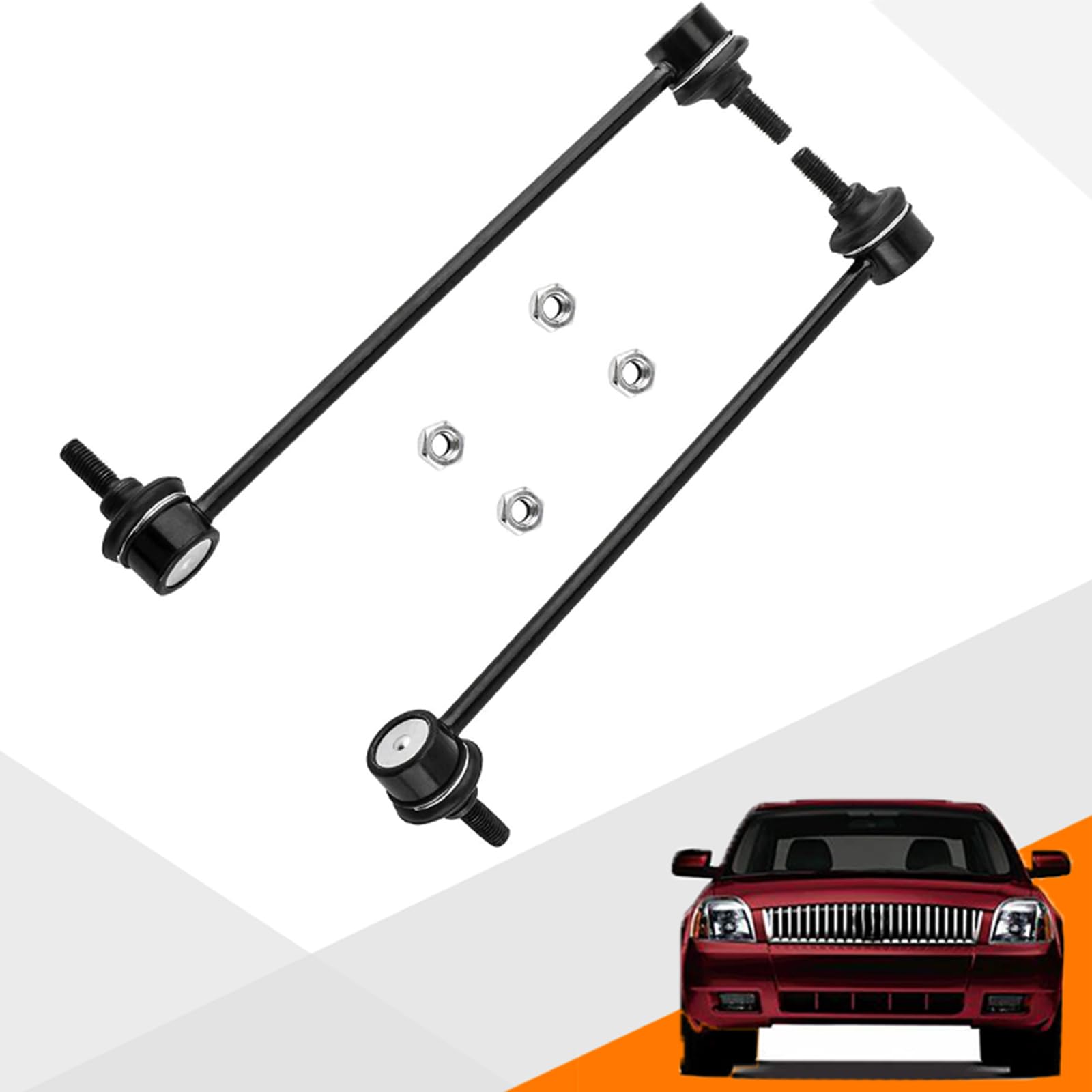 Xopiyao K750019 K750048 2Pcs Front Sway Bar Link Compatible With 2005-2007 Mercury Montego,Suspension Kit Stabilizer Links Sway