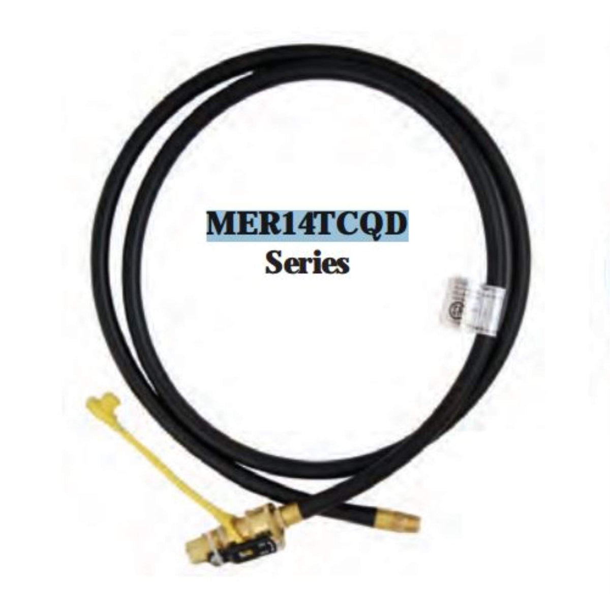Marshall Excelsior MER14TCQD-144P 12' Quick Connect LP Hose