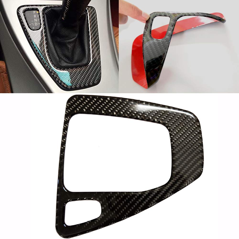 Wodofo Gdr Soft Carbon Fiber Car Control Gear Box Shift Knob Panel Frame Cover Sticker Interior Trim Compatible With Bmw E90 E92 E93 3 Series 2005-2012 323 325 328 330 335