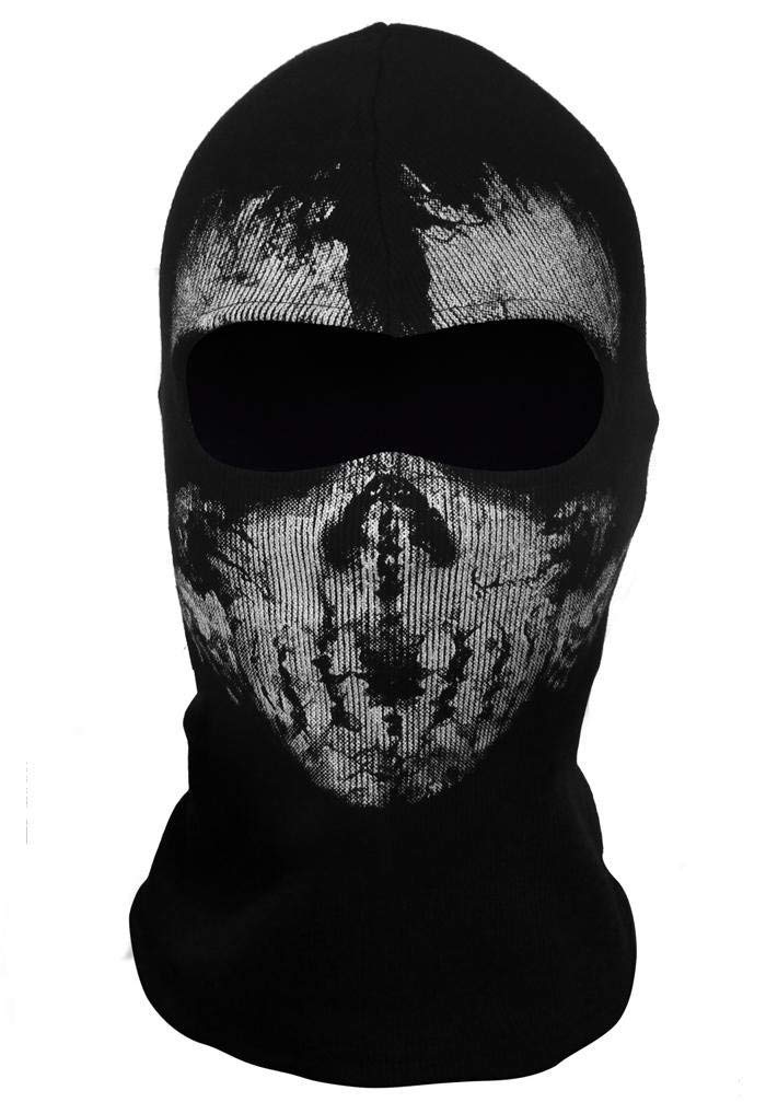 Mask Skull Ghost For Motorcycle Mask Black