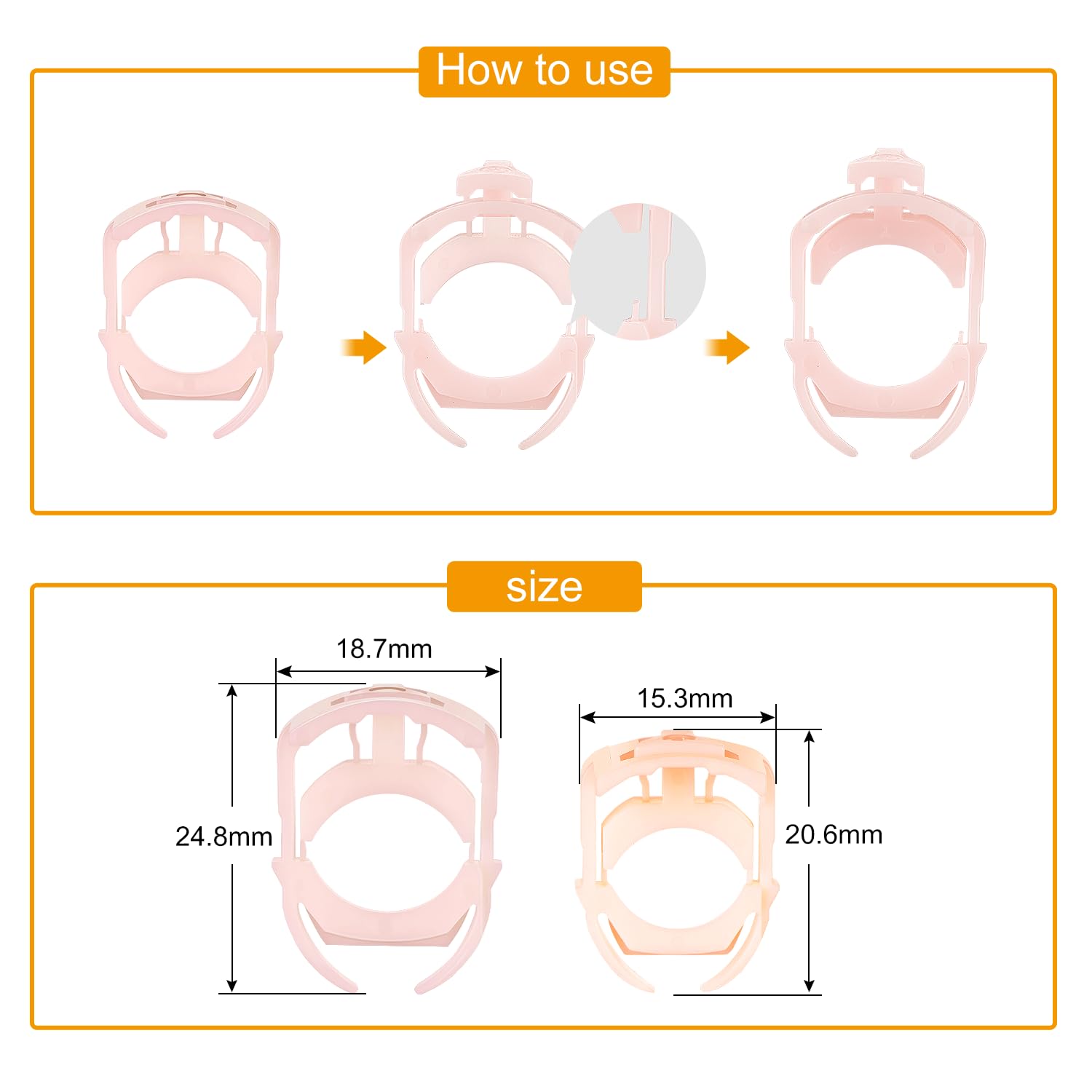 GOOACC 70Pcs Fuel Line Retaining Clips Kit - 3/8 & 5/16 Hose Pipe Clips Compatible with Ford GM