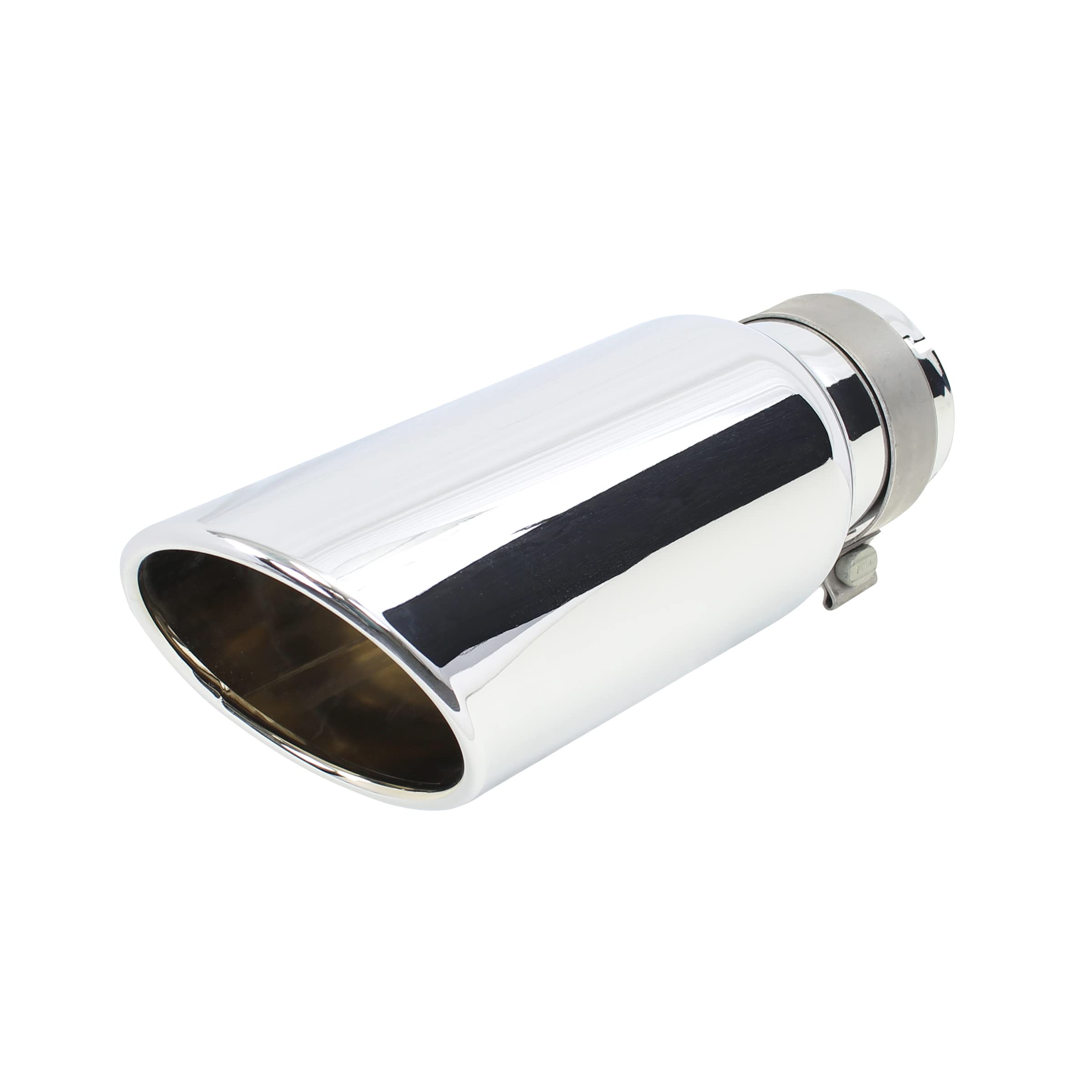 Go Rhino Exhaust Tip | Stainless Steel, Chrome | Grt35514 | Fits 3 ½ Diameter Exhaust Tubes