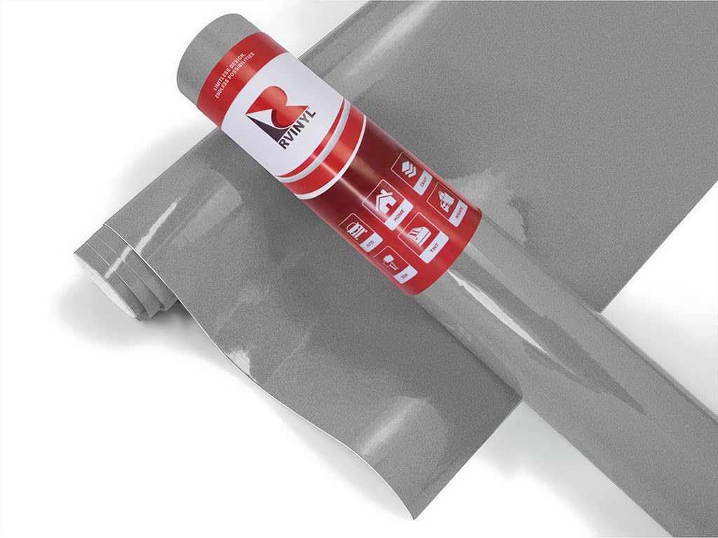 3M 1080 Series G251 Gloss Sterling Silver - 5Ft X 1Ft - 5Sq Ft - Dual Cast Thick Vinyl Car Wrapping Film - Vehicle Sheet Roll