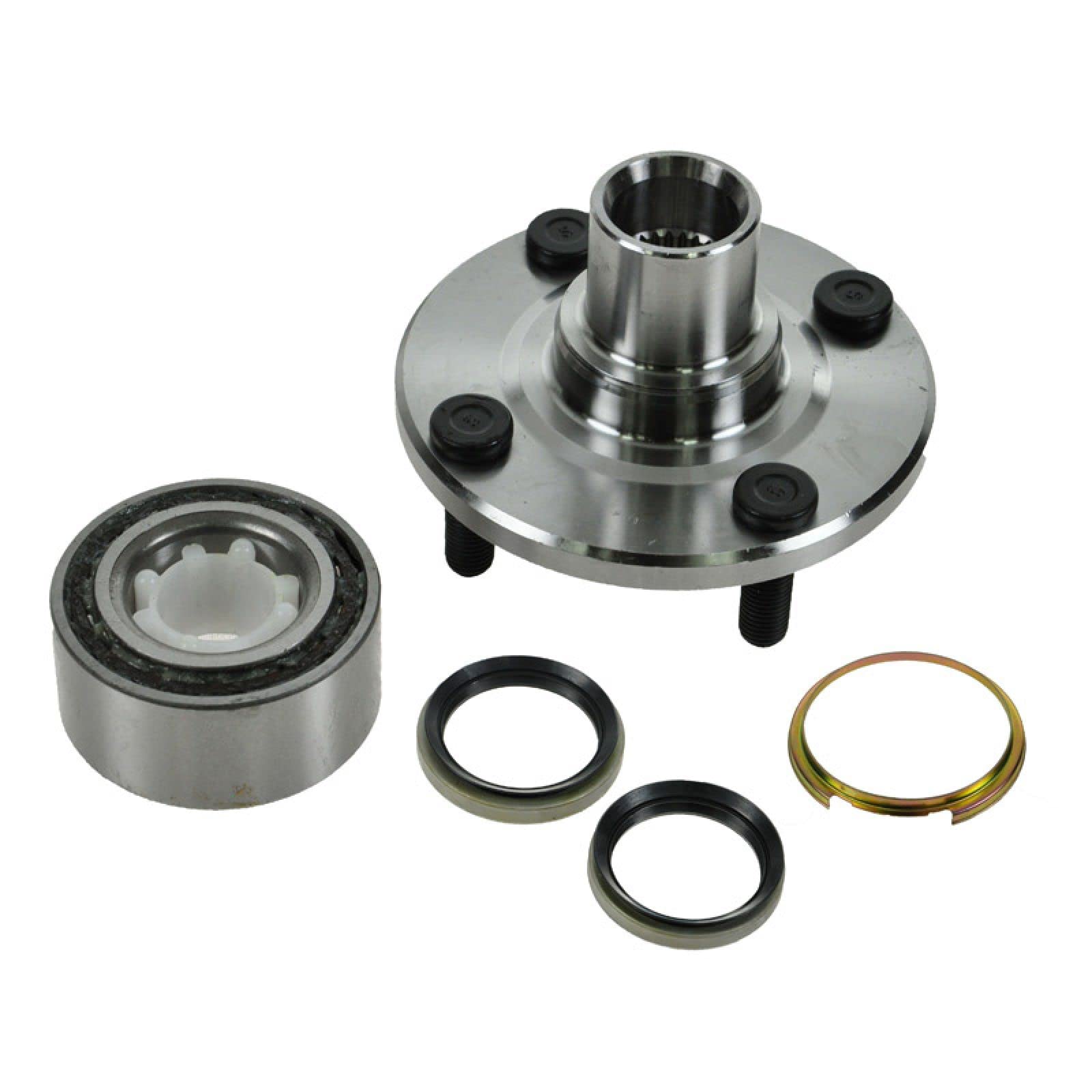 Trq Wheel Hub Bearings Assembly Set Compatible With 1998-2002 Chevrolet Prizm 1993-1997 Geo 1993-2002 Toyota Corolla