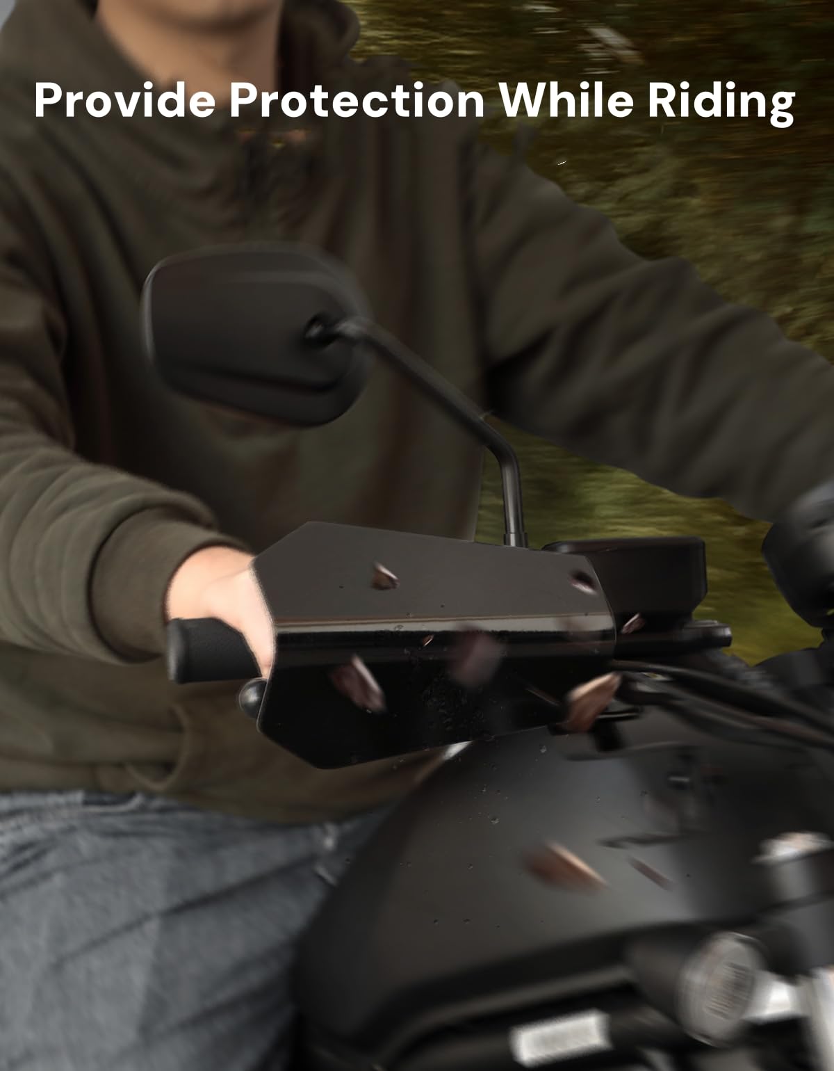 KEMIMOTO Motorcycles Coffin Cut Handguards Compatible with Rebel CMX 300 500 1100 2017-2024 Hand Guards Hand Shields Rebel Acces