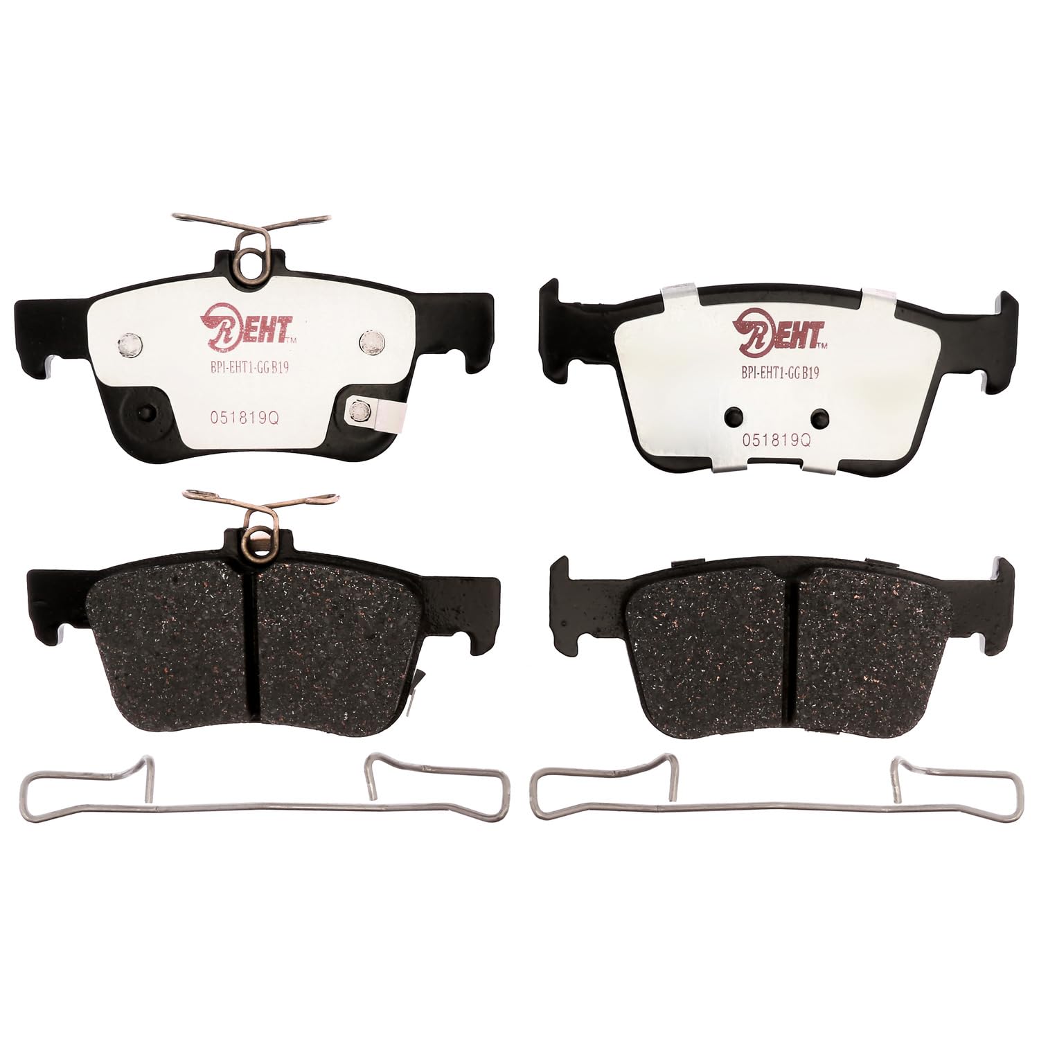 Raybestos Element3 Eht Automotive Replacement Rear Brake Pad Set For Selected 2018-2022 Honda Accord, 2020-2021 Honda Civic, 201