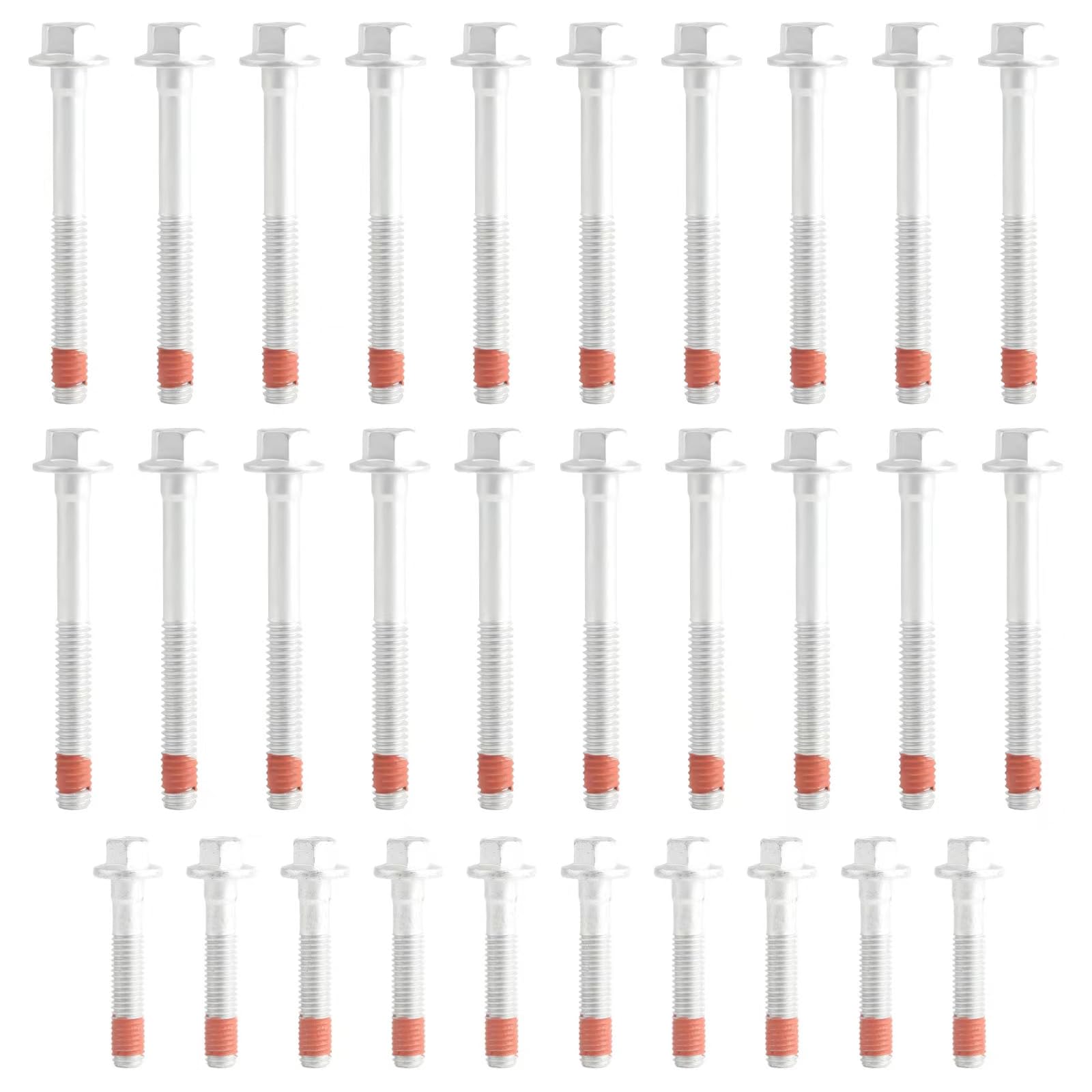 Es72220 Cylinder Head Bolt Set Compatible With Chevy Silverado Corvette Gmc Savana Sierra Yukon Cadillac Escalade Buick Hummer P