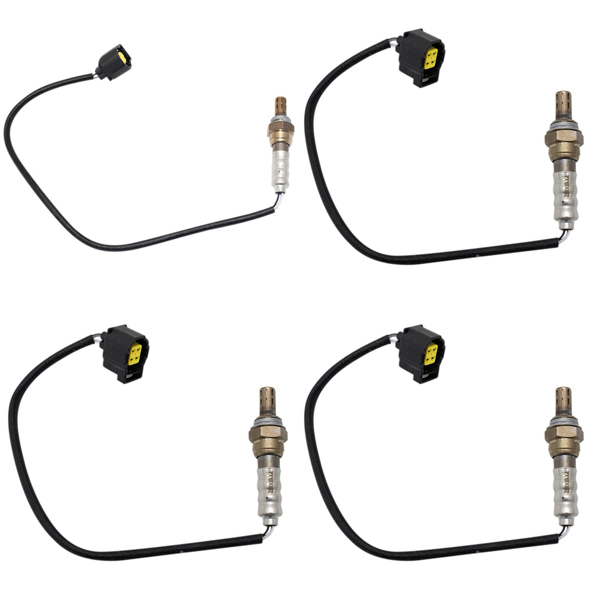TRQ 4pc O2 02 Oxygen Sensor Set Upstream & Downstream for Chrysler Dodge Jeep