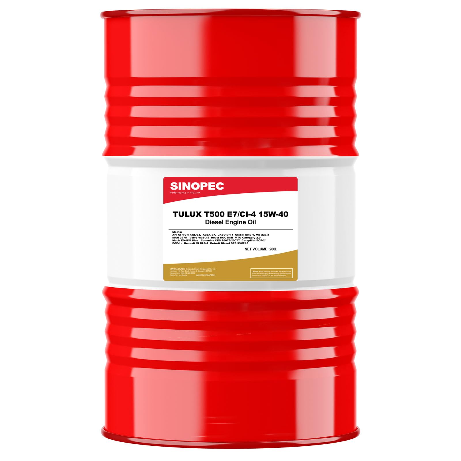 15W40 Diesel Engine Oil - 55 Gallon Drum