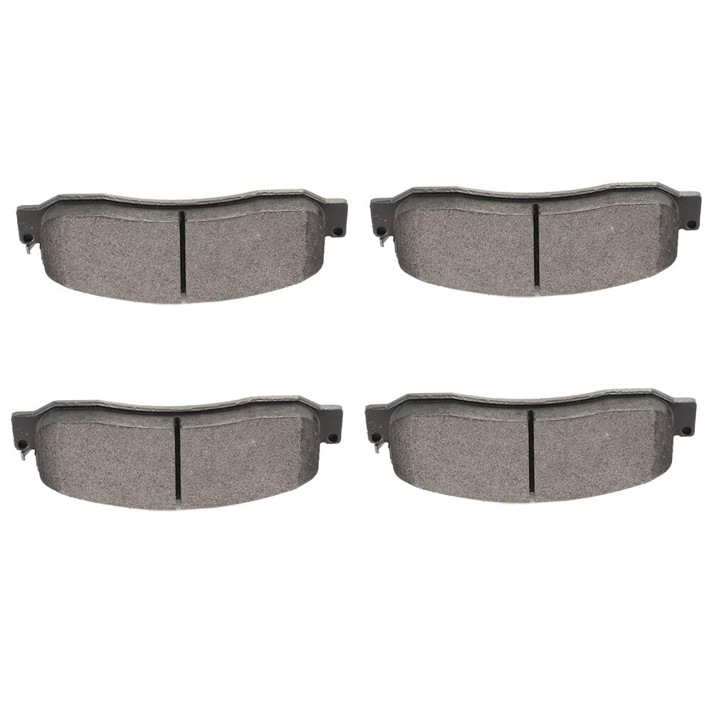 Cciyu D1333 Front Semi-Metallic Disc Brake Pads Kit For Ford For F-250 Super Duty 2008-2013, For Ford For F-350 Super Duty 2008-