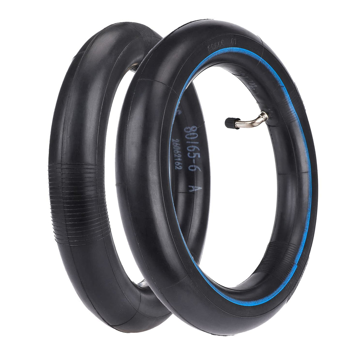 Ybang 80/65-6 10X2.5 Inner Tube Replacement 10 Inch 255 * 80 For Kugoo M4 Pro For Speedual Zero 10X Tire Tire With Elbow Valve Thickened Widened (2 Pcs)