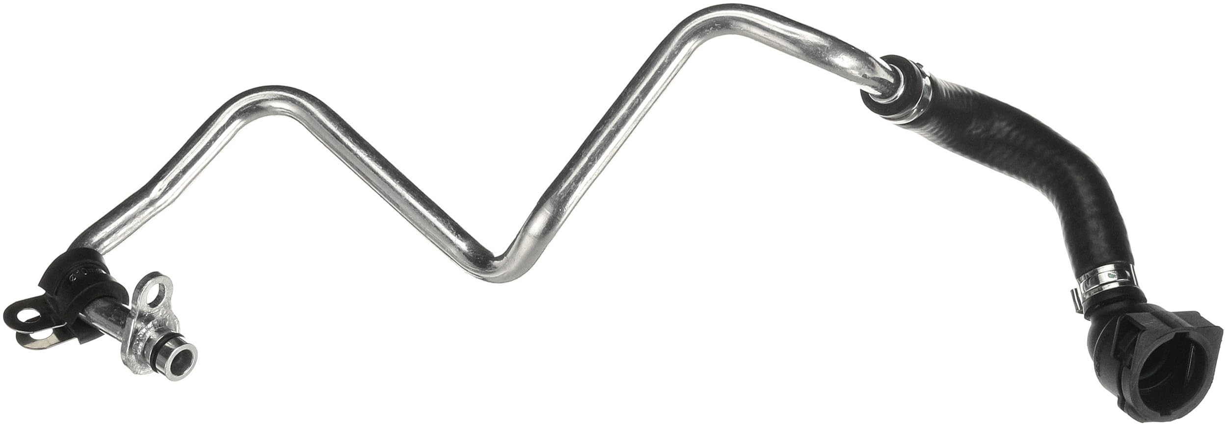 Gates TL272 Turbocharger Coolant Return Line - Aluminum/Rubber x 22 W/O-Ring, Bracket