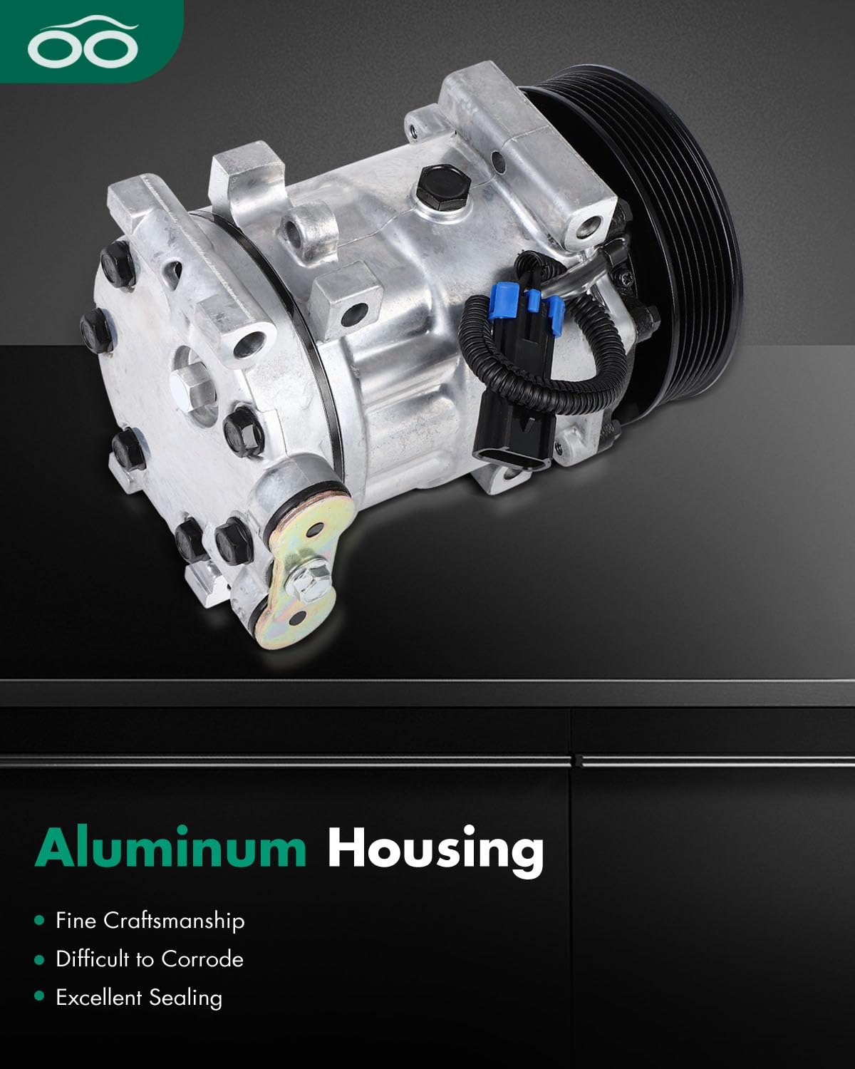 SCITOO AC Compressor for Dodge Dakota 3.9L 5.9L for Dodge Durango 5.9L for Ram 1500 3.9L 5.9L for Ram 2500 8.0L for Ram 3500 5.9