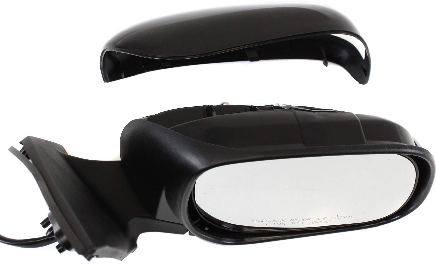 Kool Vue Mirror Compatible with 2009-2012 Toyota RAV4 Passenger Side Heated Manual Folding Power In-housing Signal Light Paintable North America Built Vehicle (Vin 1, 4 or 5)