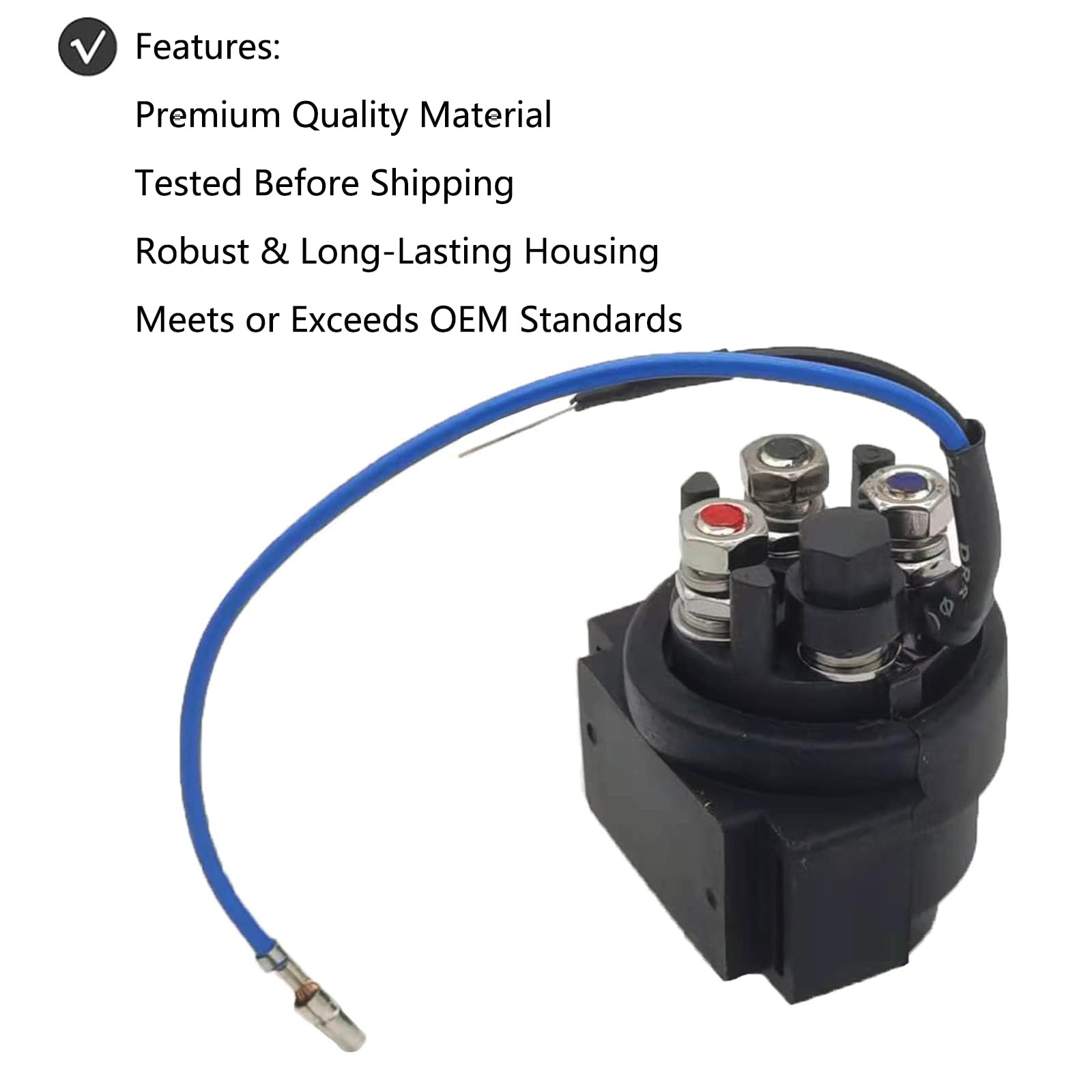 Power Trim Tilt Relay For Suzuki Outboards Df40-Df140 4-Strokes Dt55-225Hp 2-Strokes Replace 38410-94550 38410-94551 38410-94552