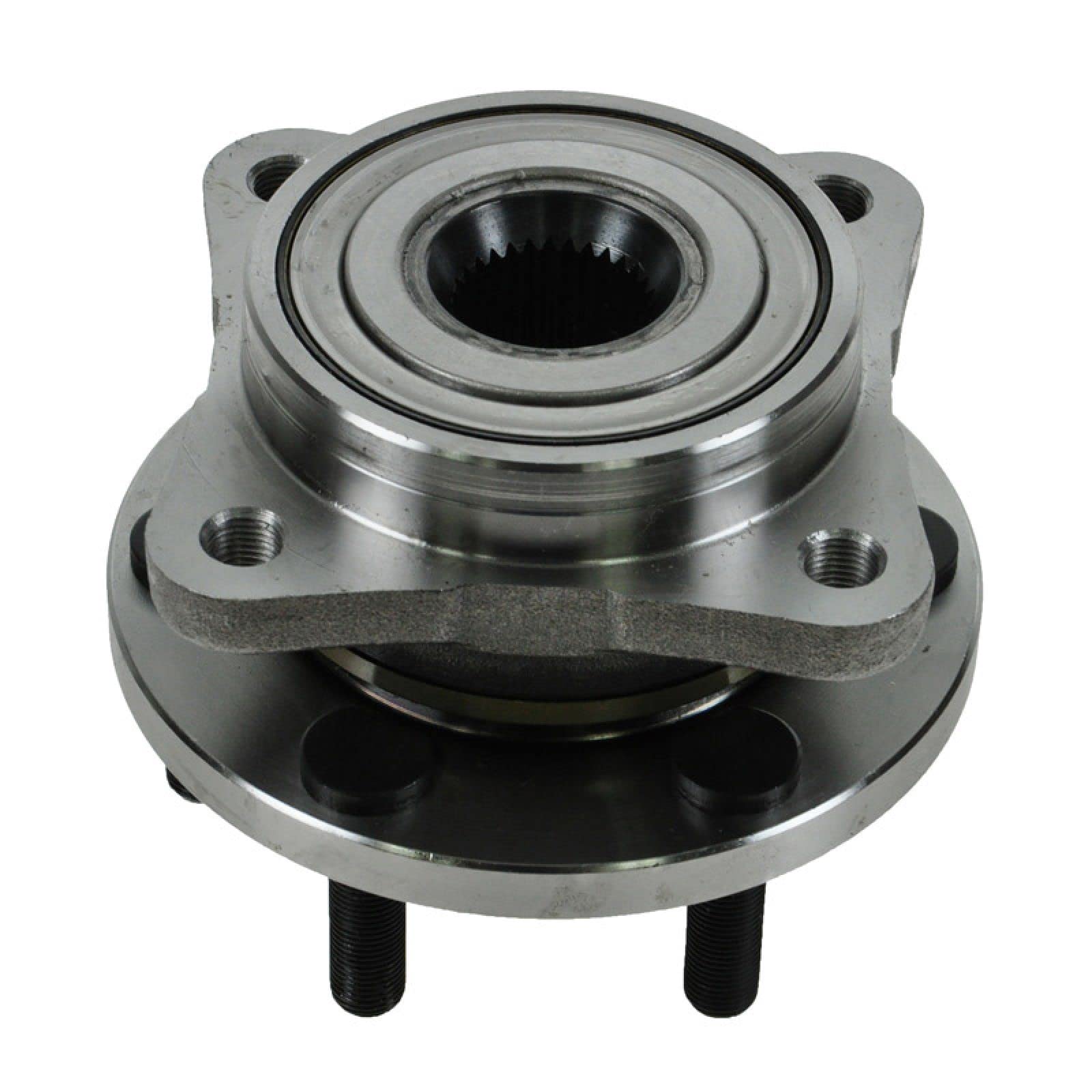 Trq Front Rear Wheel Hub Bearings Assembly Set Compatible With 1990-1996 Dodge Dakota 1992-2017 Viper 2013-2014 Srt