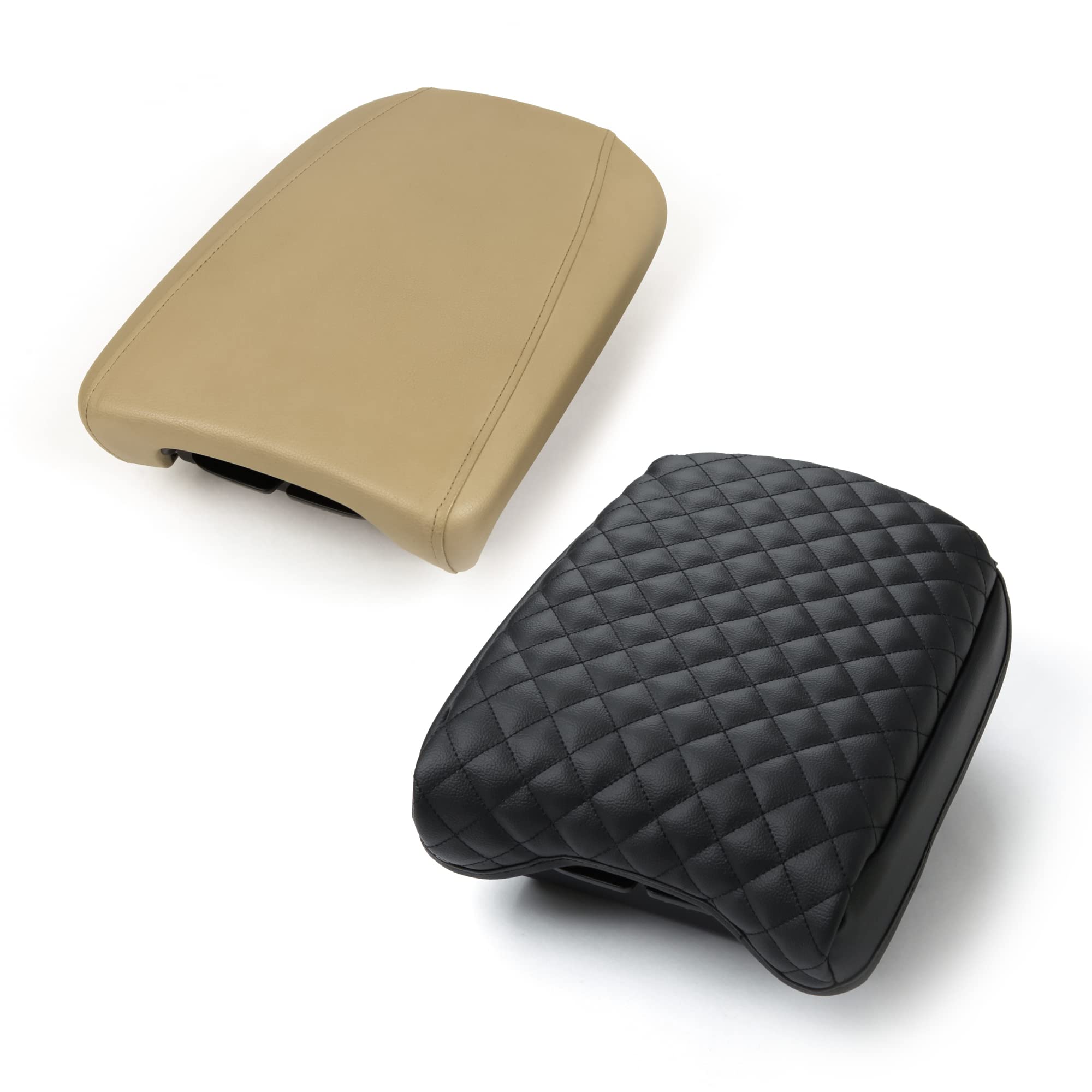 Kmmotors Mdx(2014~2020) Center Console Cover, Armrest Cushion, Vegan Leather, Car Accessories, Car Gadgets (Mdx 2014~2020, Black