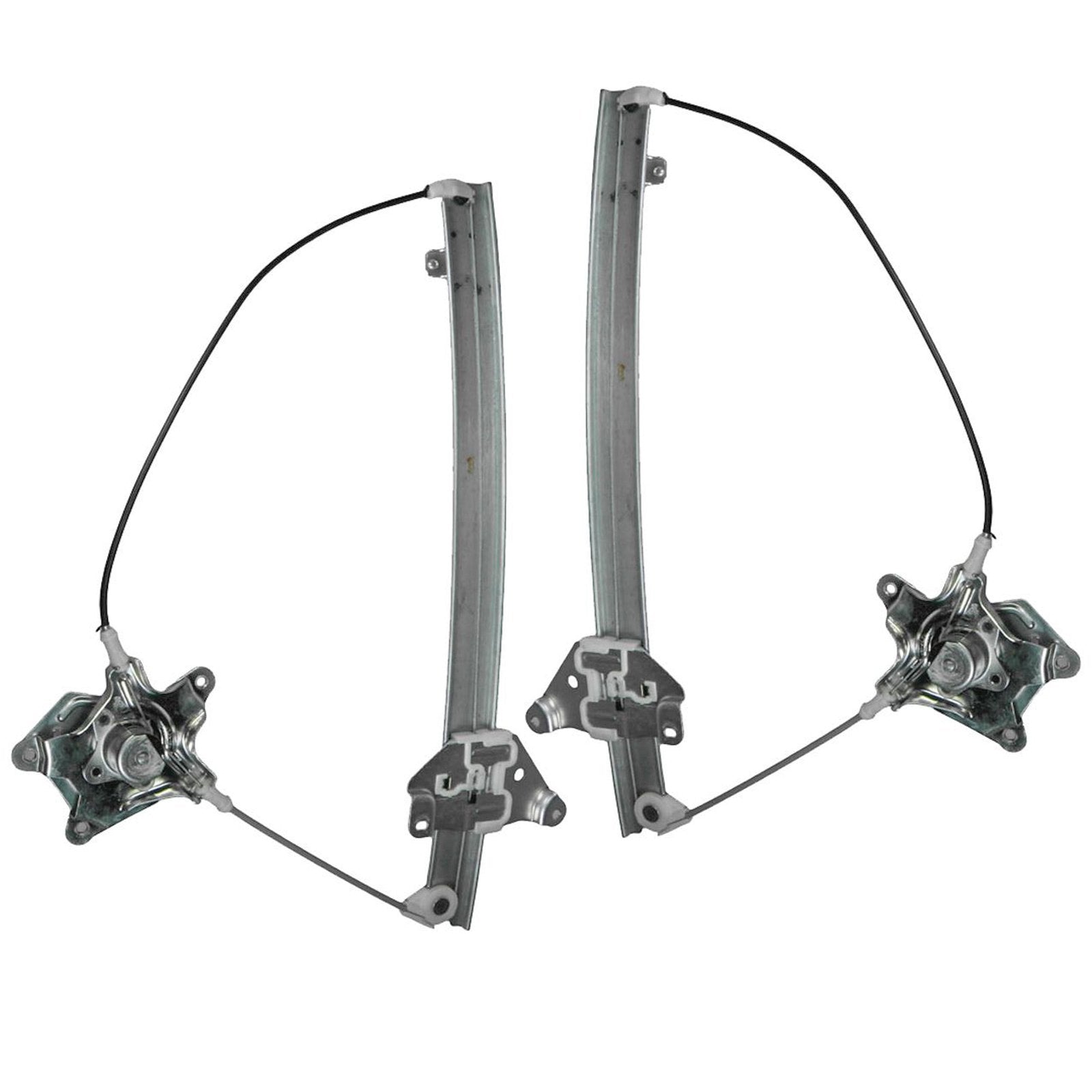 Trq Driver & Passenger Side Manual Window Regulator Set Compatible With 1986-1994 Nissan D21 1987-1995 Pathfinder 1995-1997 Pick