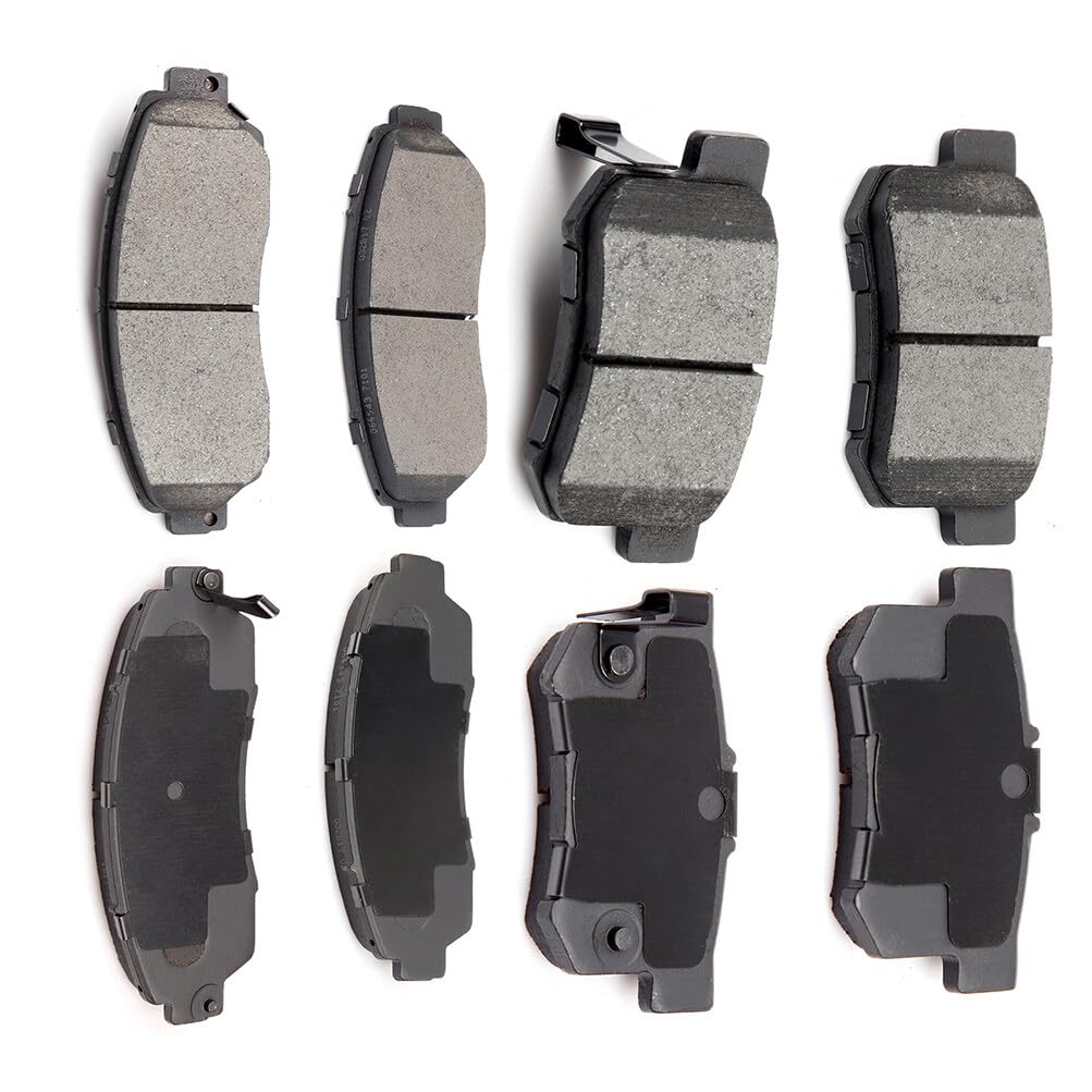 Automuto 8Pcs Front & Rear Ceramic Disc Brake Pads Set D536 D1521 For Acura Rdx 2007-2012