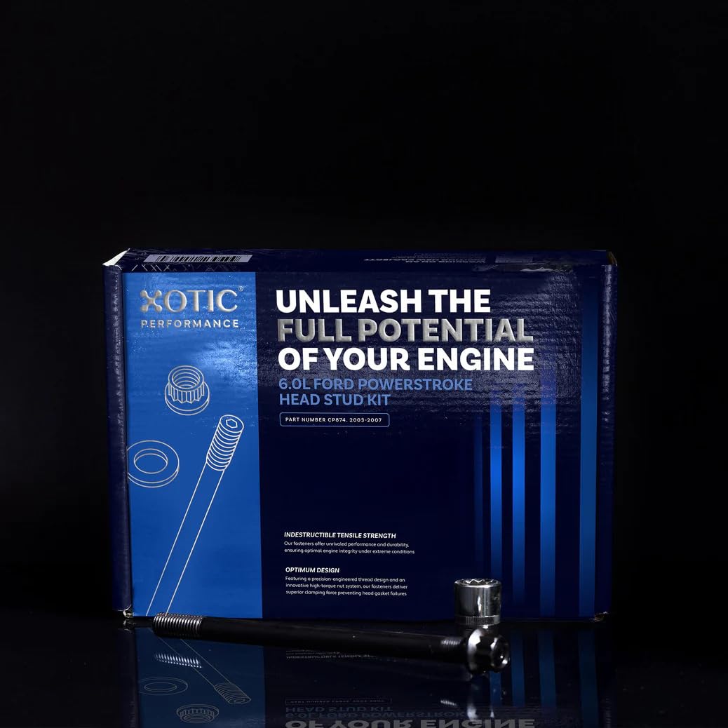 6.0L Head Stud Replacement Kit For 2003-2007 Ford Powerstroke Diesel Cylinder - Xotic Performance Cp874