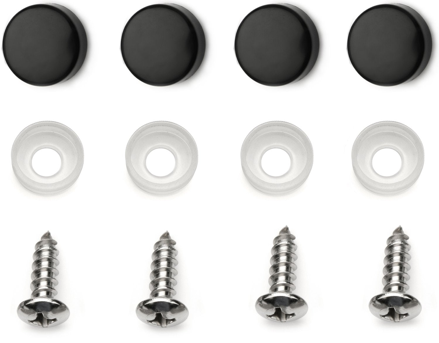 Lfparts Blank Stainless Steel License Plate (12X6, Black Matte)