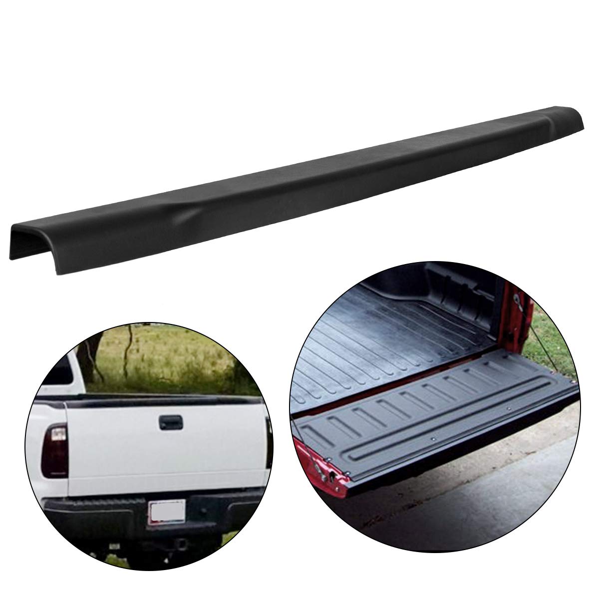 Tailgate Cover Molding Top Upper Protector Cap For 2008 2009 2010 2011 2012 2013 2014 2015 2016 Ford Super Duty F250 F350 F450 -Like New