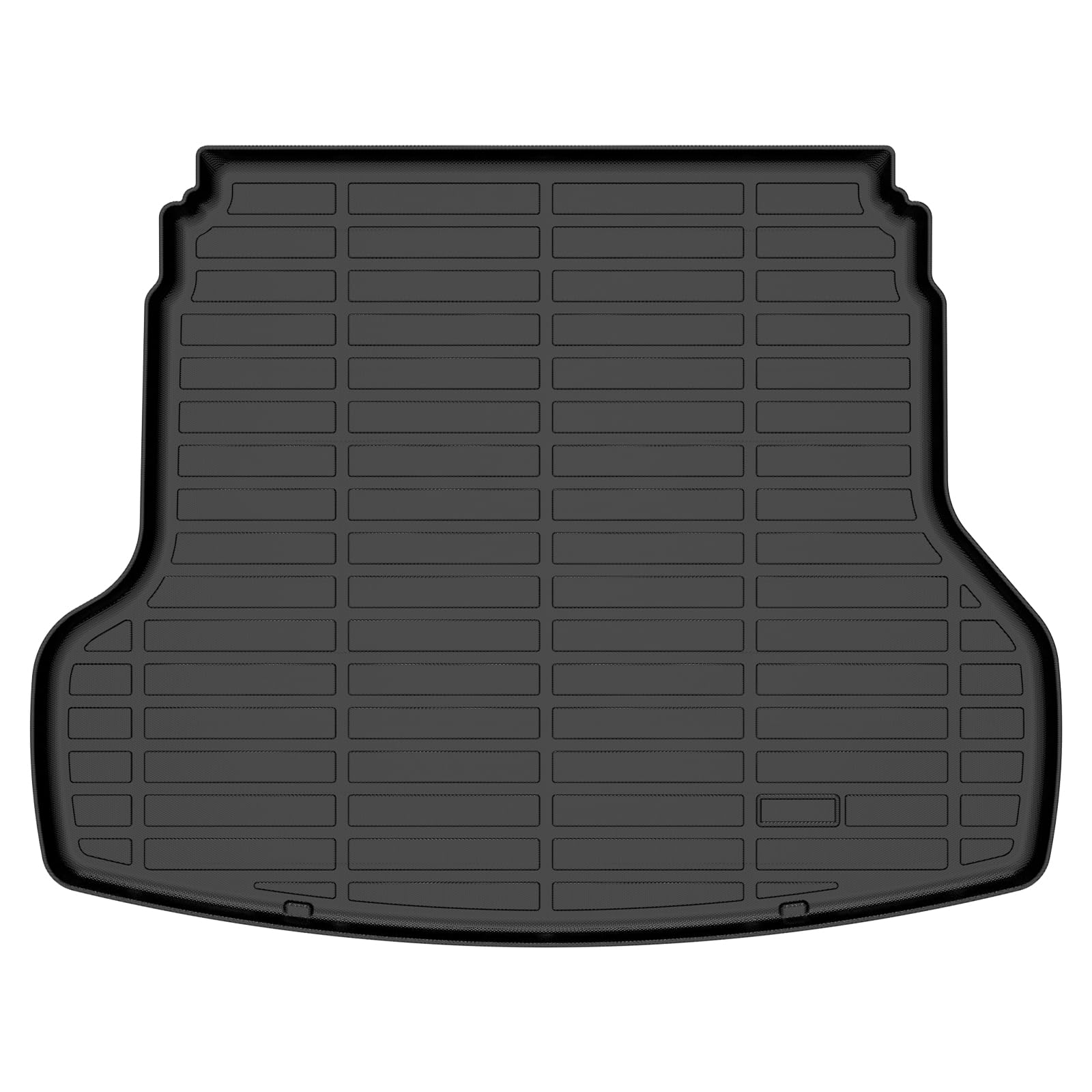 Powerty Cargo Liner For 2019-2023 2024 Kia Forte Accessories Cargo Mat All Weather Cargo Trunk Mat Heavy-Duty Tpe Car Rear Trunk