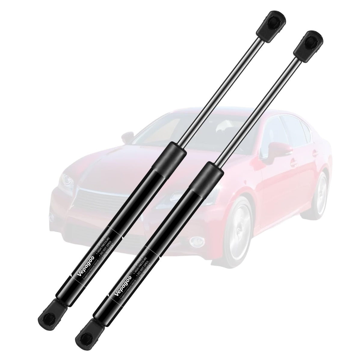 Vepagoo 6654 Rear Trunk Hatch Struts Compatible With 2005-2007 Lexus Gs300, 2005-2012 Lexus Gs350, 2006-2012 Lexus Gs430, 07-11