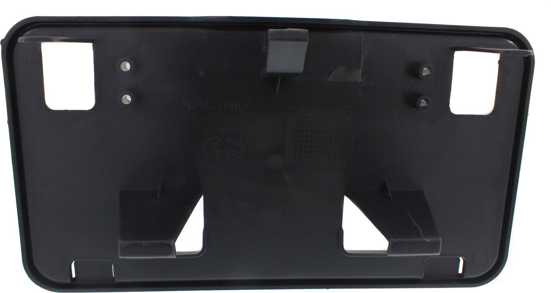 Evan Fischer License Plate Bracket Compatible With 2008-2011 Ford Ranger, Front Textured Black Fo1068135