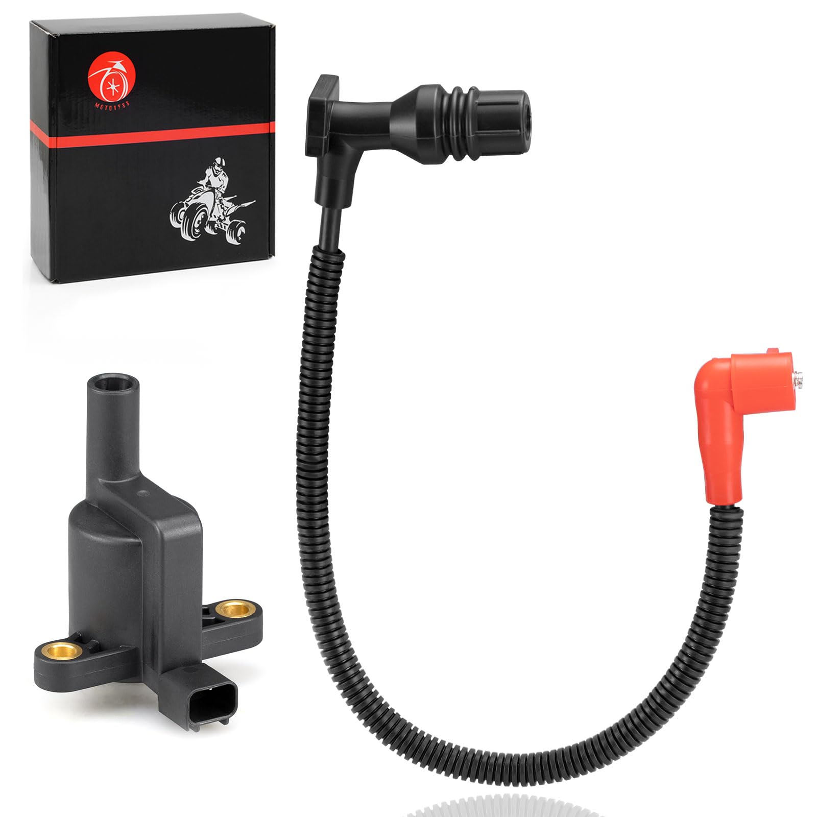 Ignition coil w/Wire Cap for Polaris Sportsman 450 HO 17-23 Ranger 500 2017-2022 ACE 500 2017-2019
