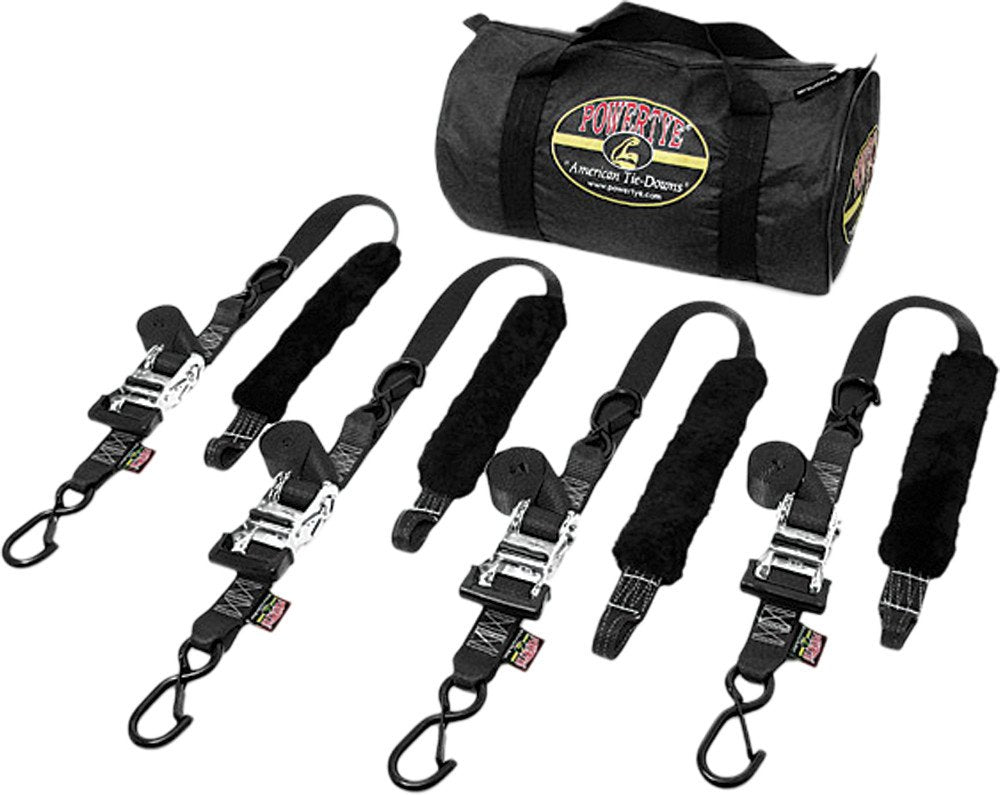 Powertye Fat Strap Trailer Kit - Black Trailerkit-82