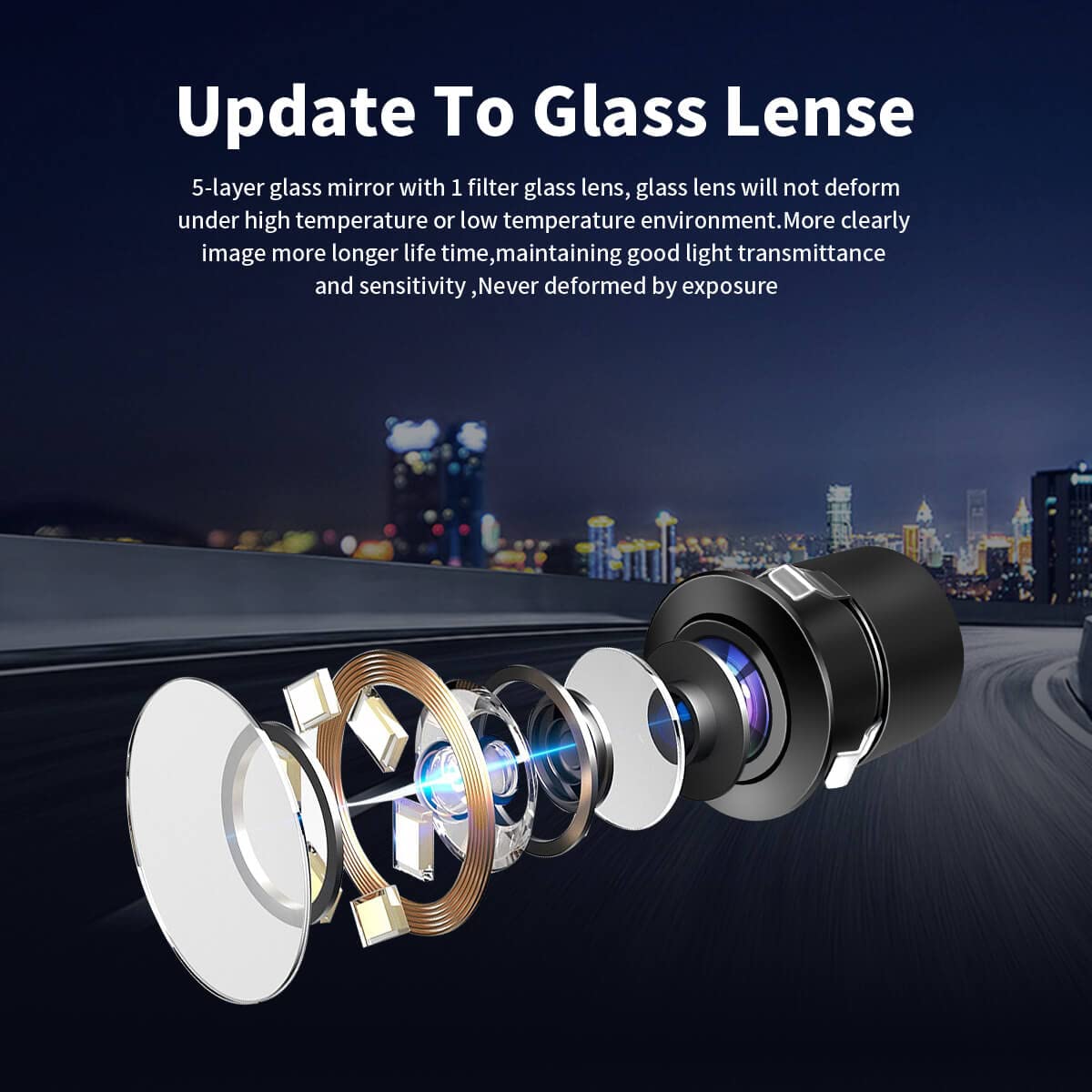 Hd Wide Angle Automatic Cmos Car Rear Front Side View Reverse Backup Camera Rear Monitor Parking Assistance Camera Waterproof Un