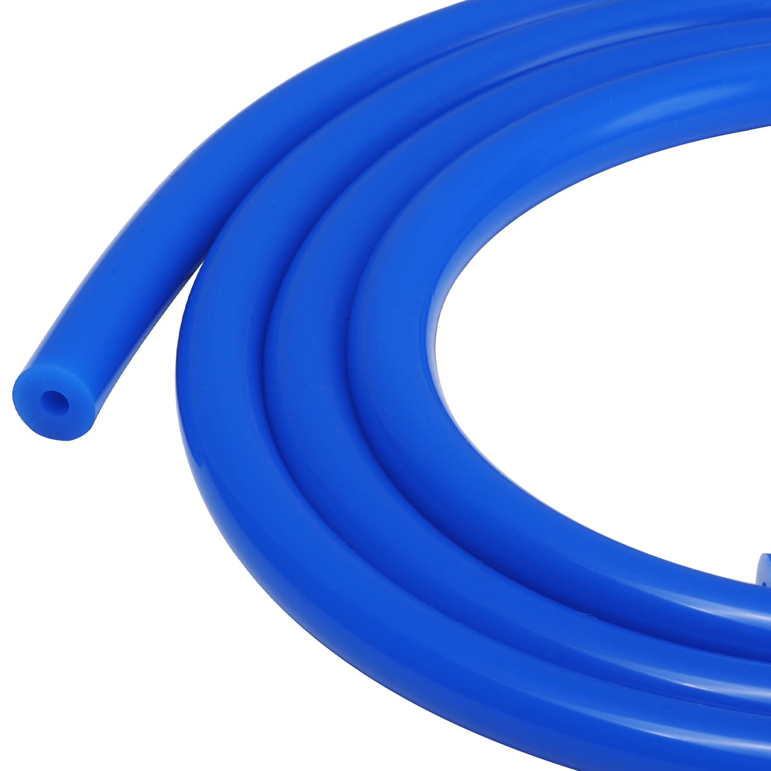 Podavelle 1/8'' 3mm ID Silicone Vacuum Hose Line Tubing 15FT Blue 130 PSI Maximum Pressure