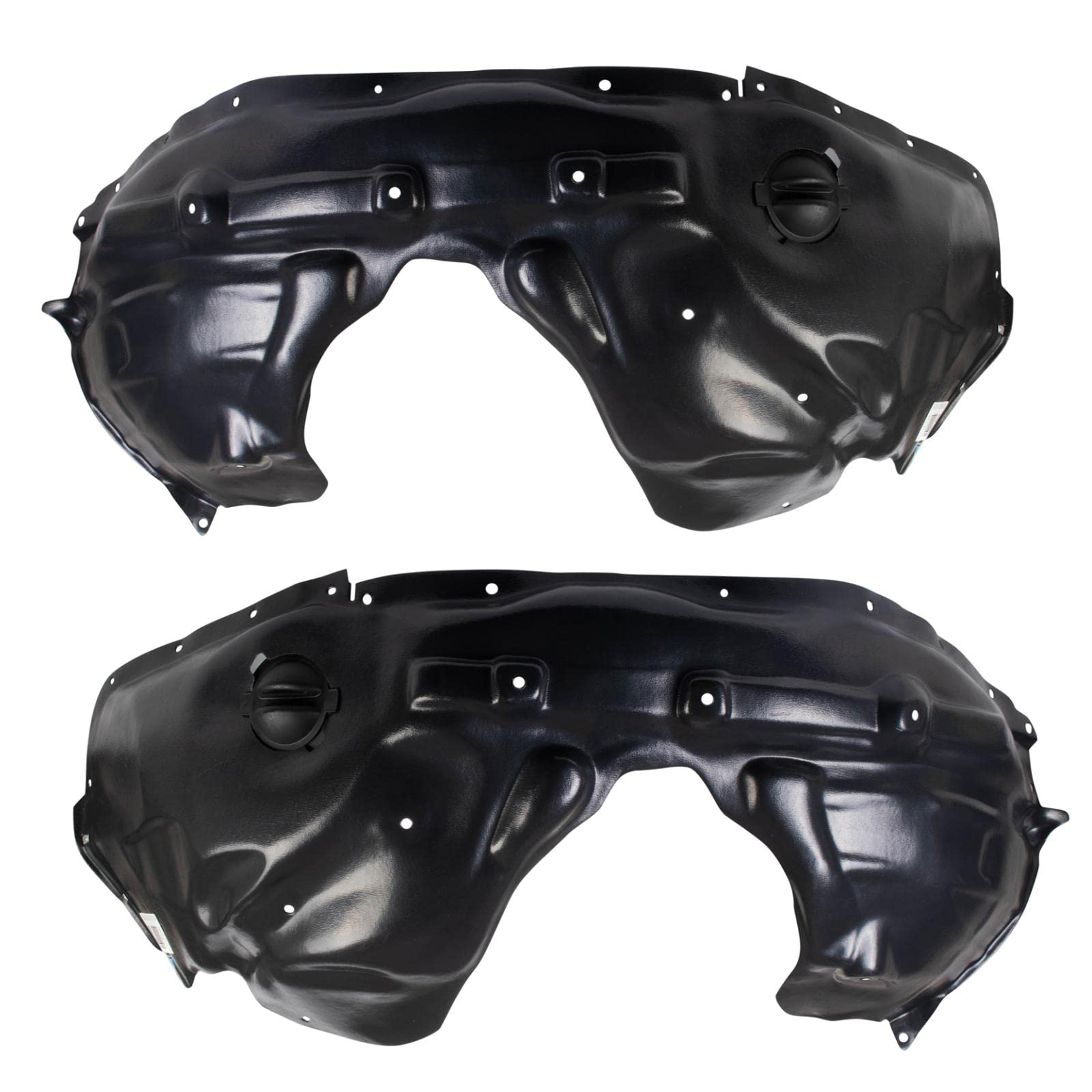 Trq Inner Fender Liner Set Compatible With 2017-2021 Jeep Grand Cherokee Ch1248195 Ch1249195